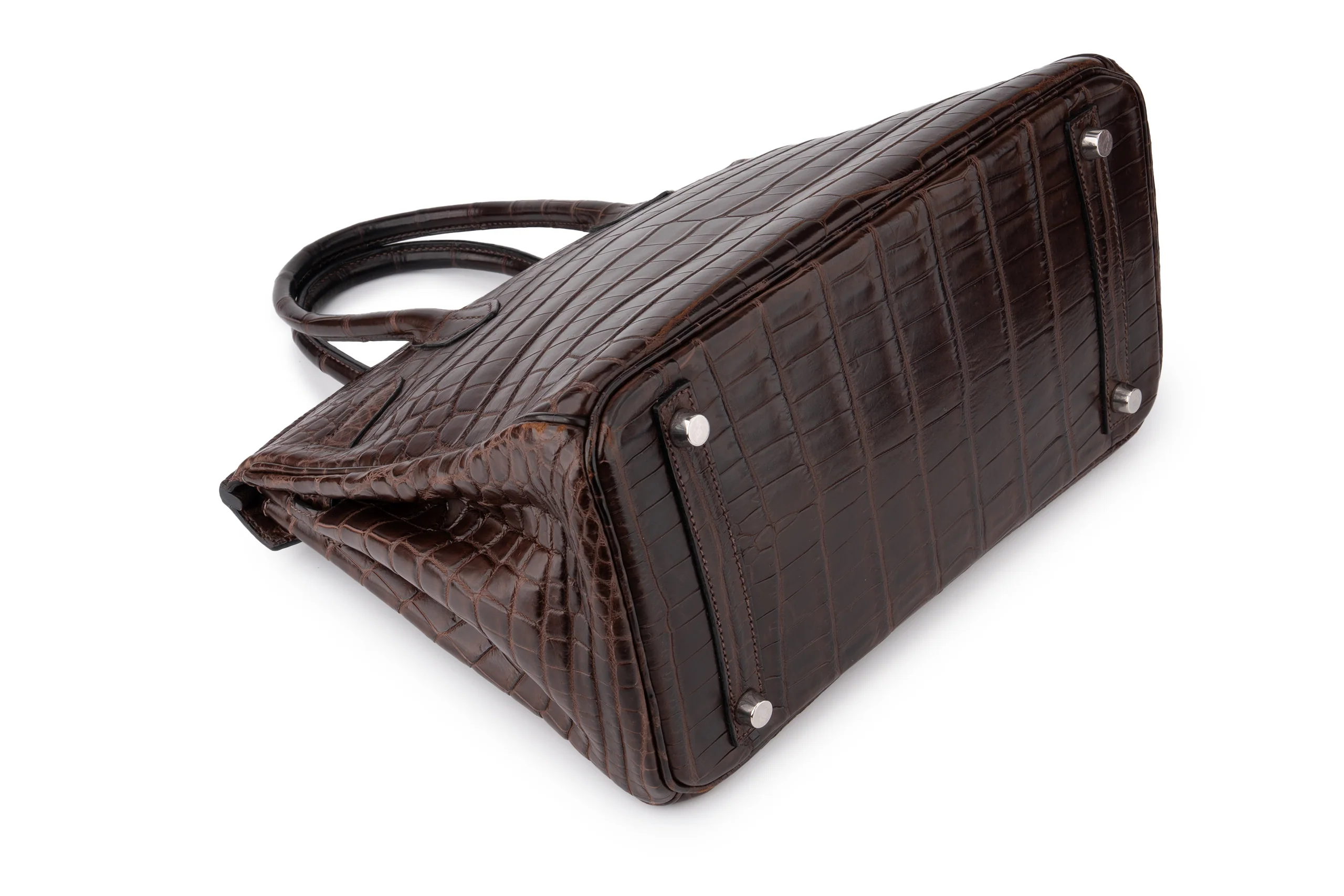 Hermès Birkin 30		Croc Niloticus	Ebene	PHW - Image 13
