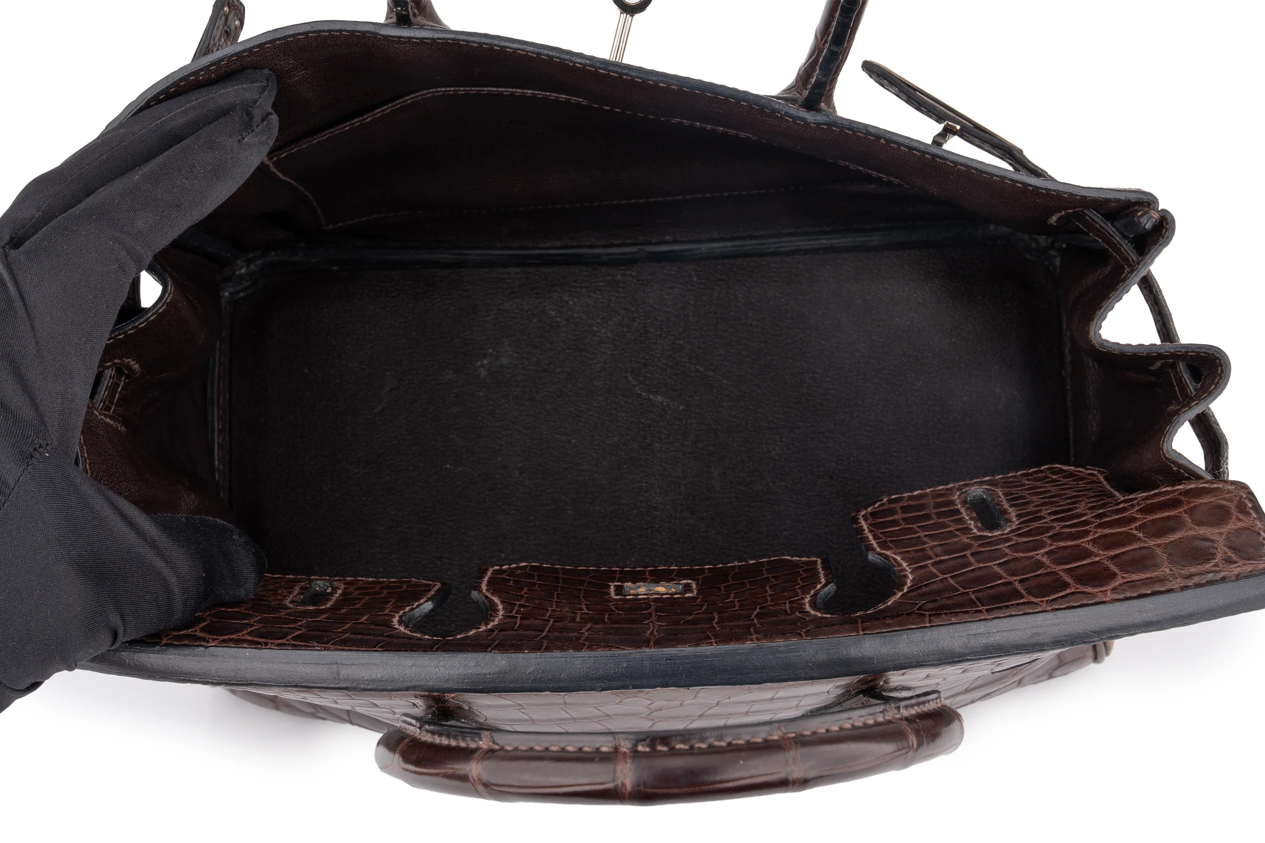 Hermès Birkin 30		Croc Niloticus	Ebene	PHW - Image 9