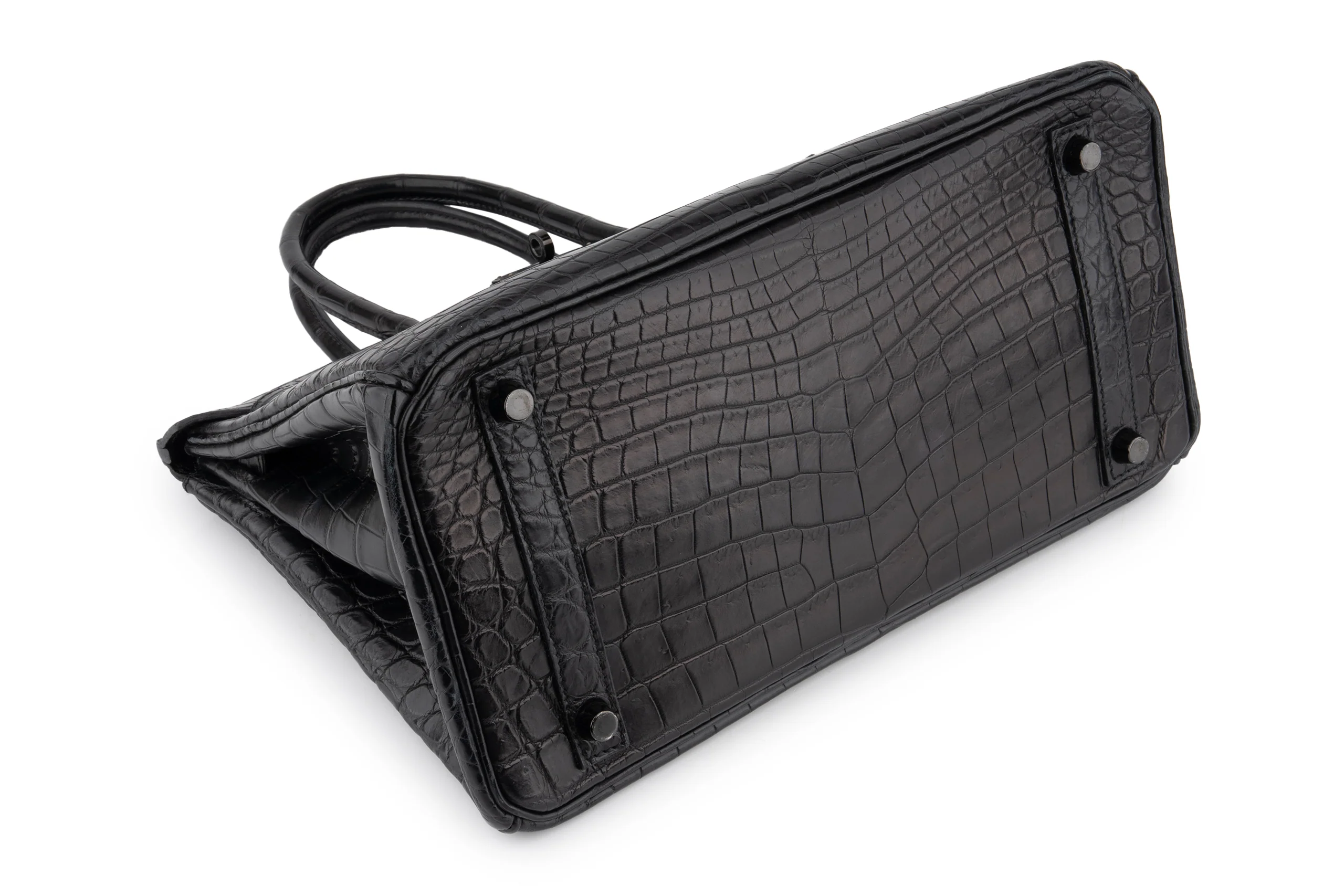 Hermès Birkin 30 Crocodile Niloticus So Black PVD - Image 11
