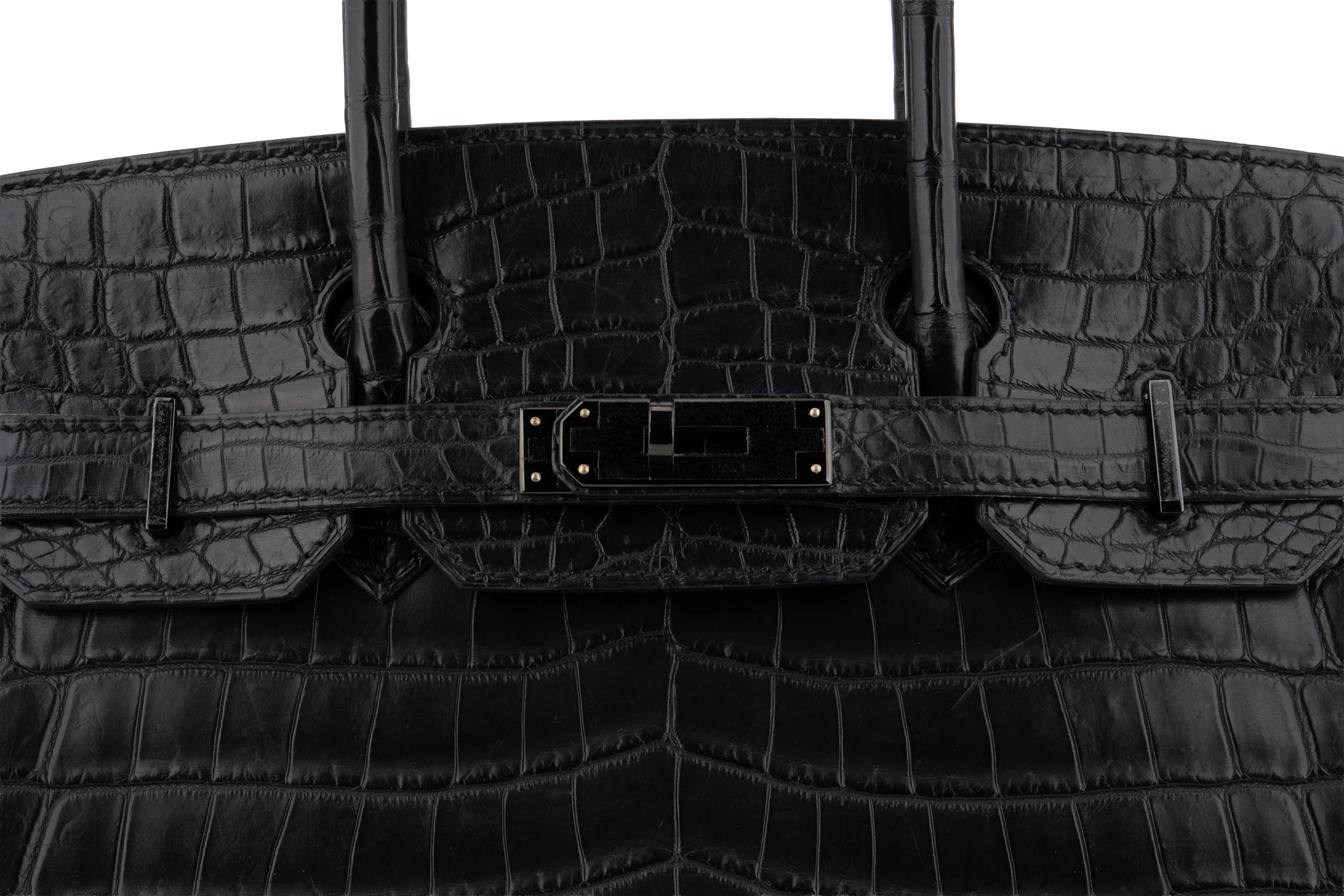 Hermès Birkin 30 Crocodile Niloticus So Black PVD - Image 8