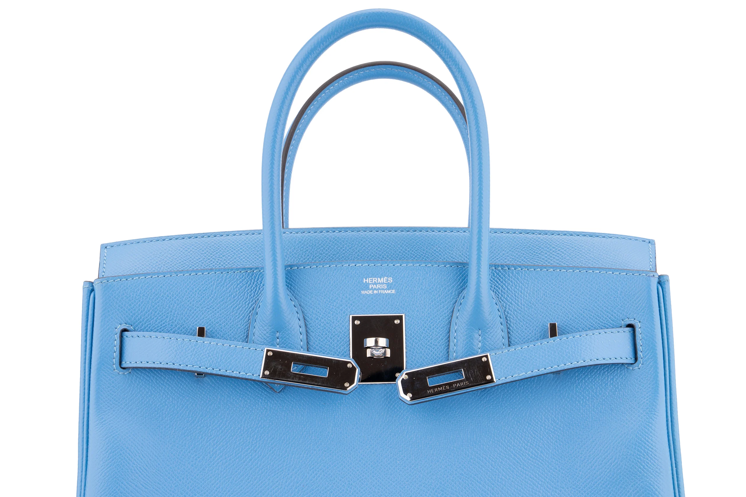 Hermès Birkin 30 Epsom	Bleu Paradis PHW - Image 8