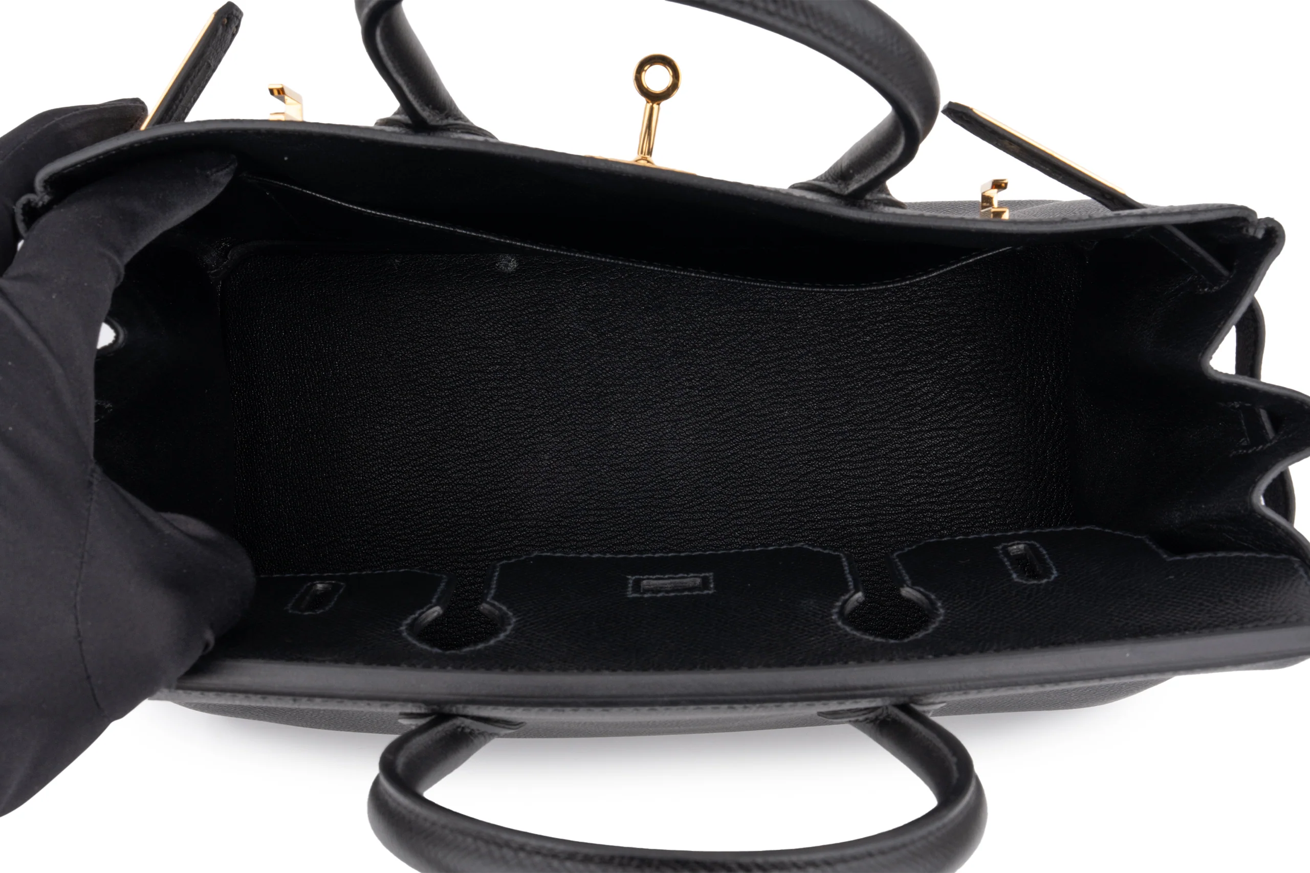 Hermès Birkin 30 		Epsom 	Noir 	GHW - Image 9