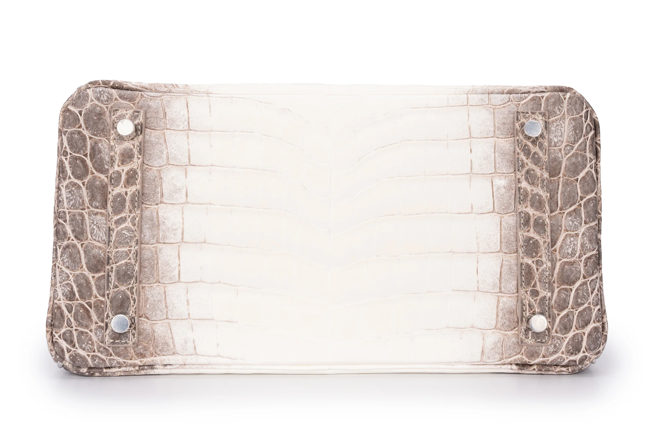 Hermès Birkin 30 Exotic Himalaya Blanc Crocodile Niloticus White Gold And Diamond - Image 6