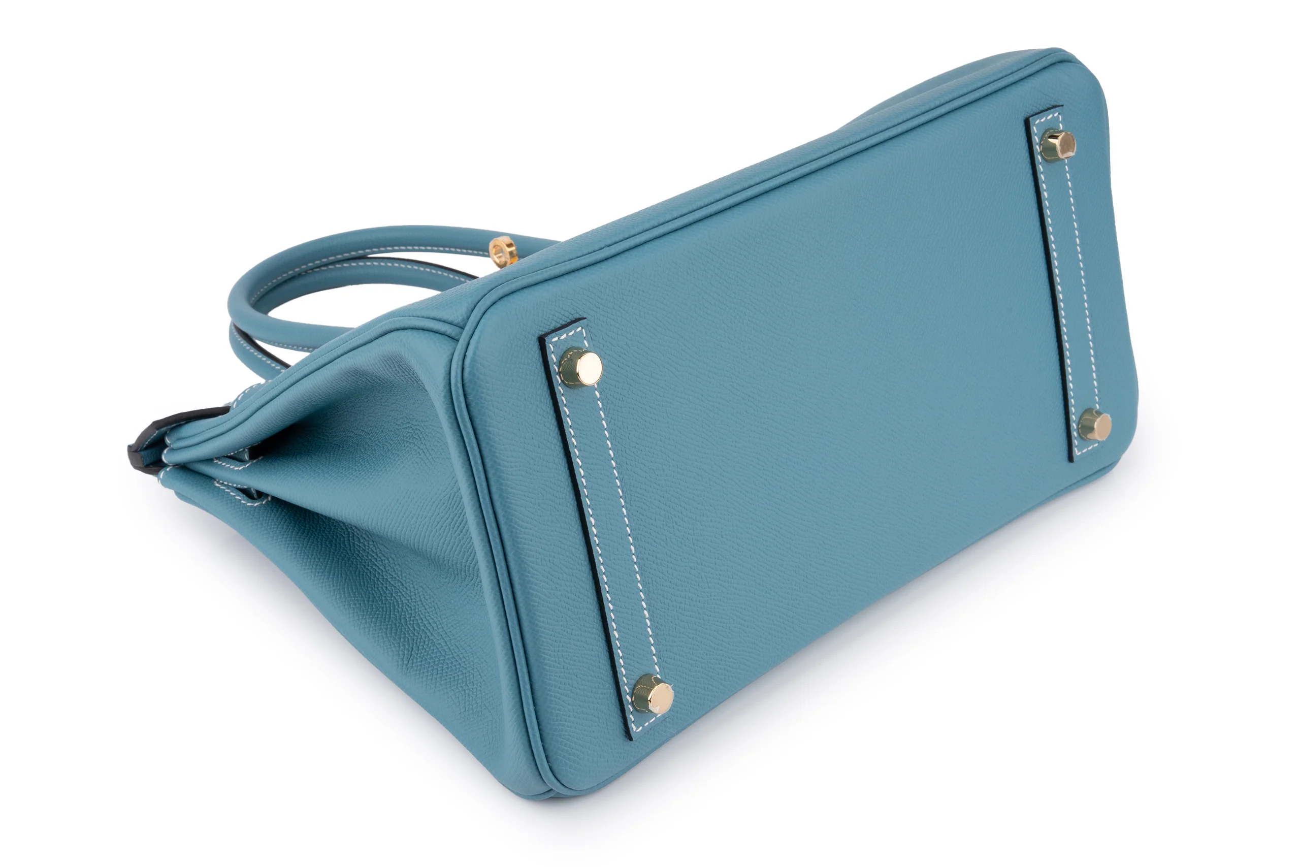 Hermès Birkin 30	Retourne	Epsom	Blue Jean	GHW - Image 10