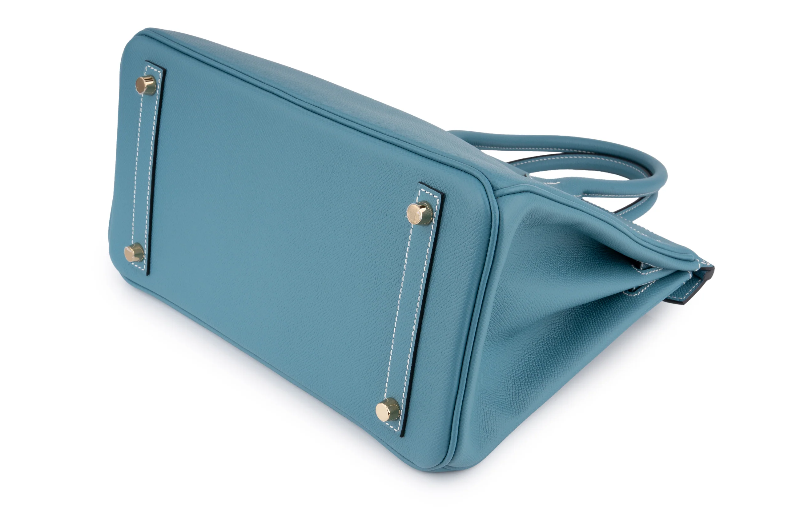 Hermès Birkin 30	Retourne	Epsom	Blue Jean	GHW - Image 11