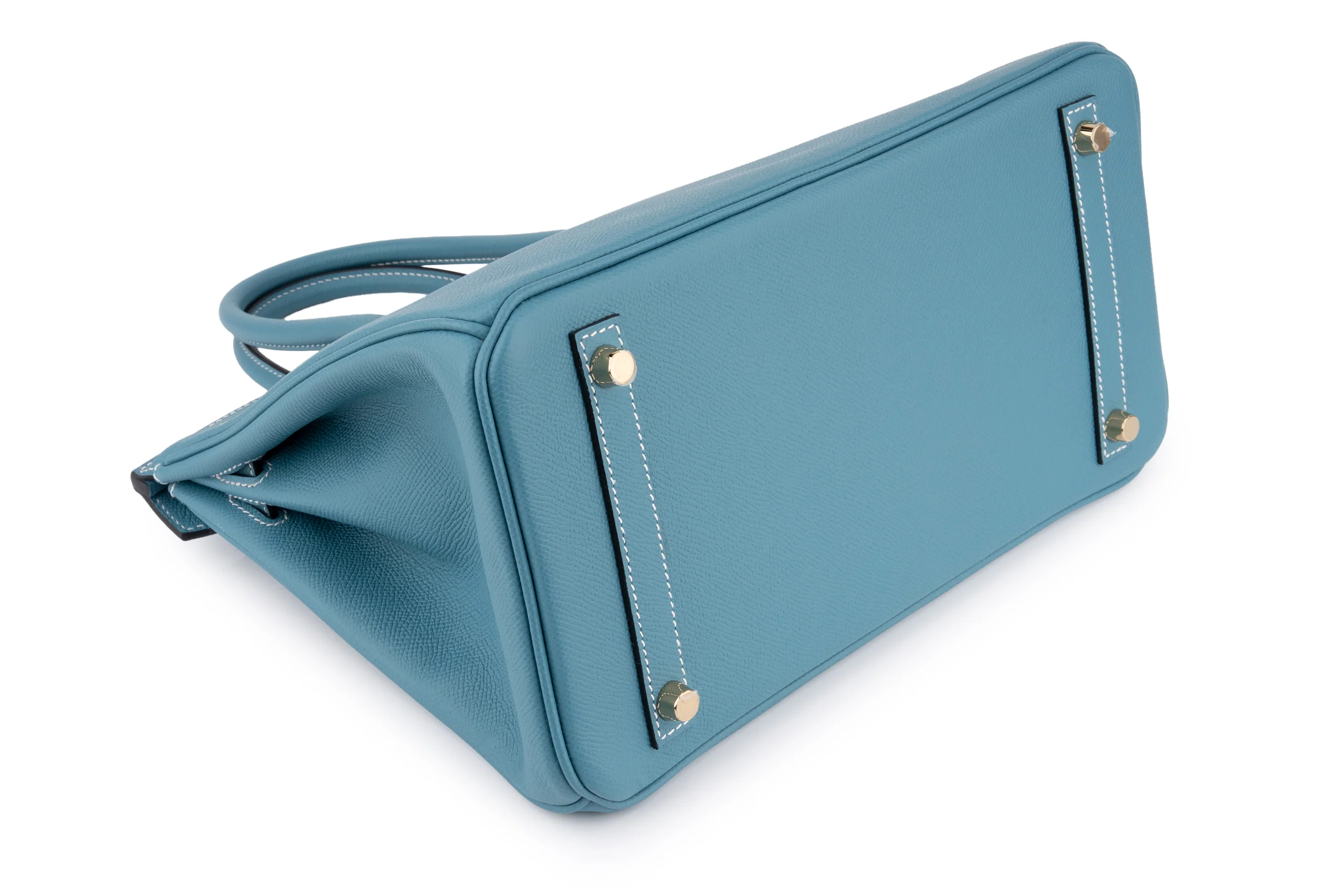 Hermès Birkin 30	Retourne	Epsom	Blue Jean	GHW - Image 12