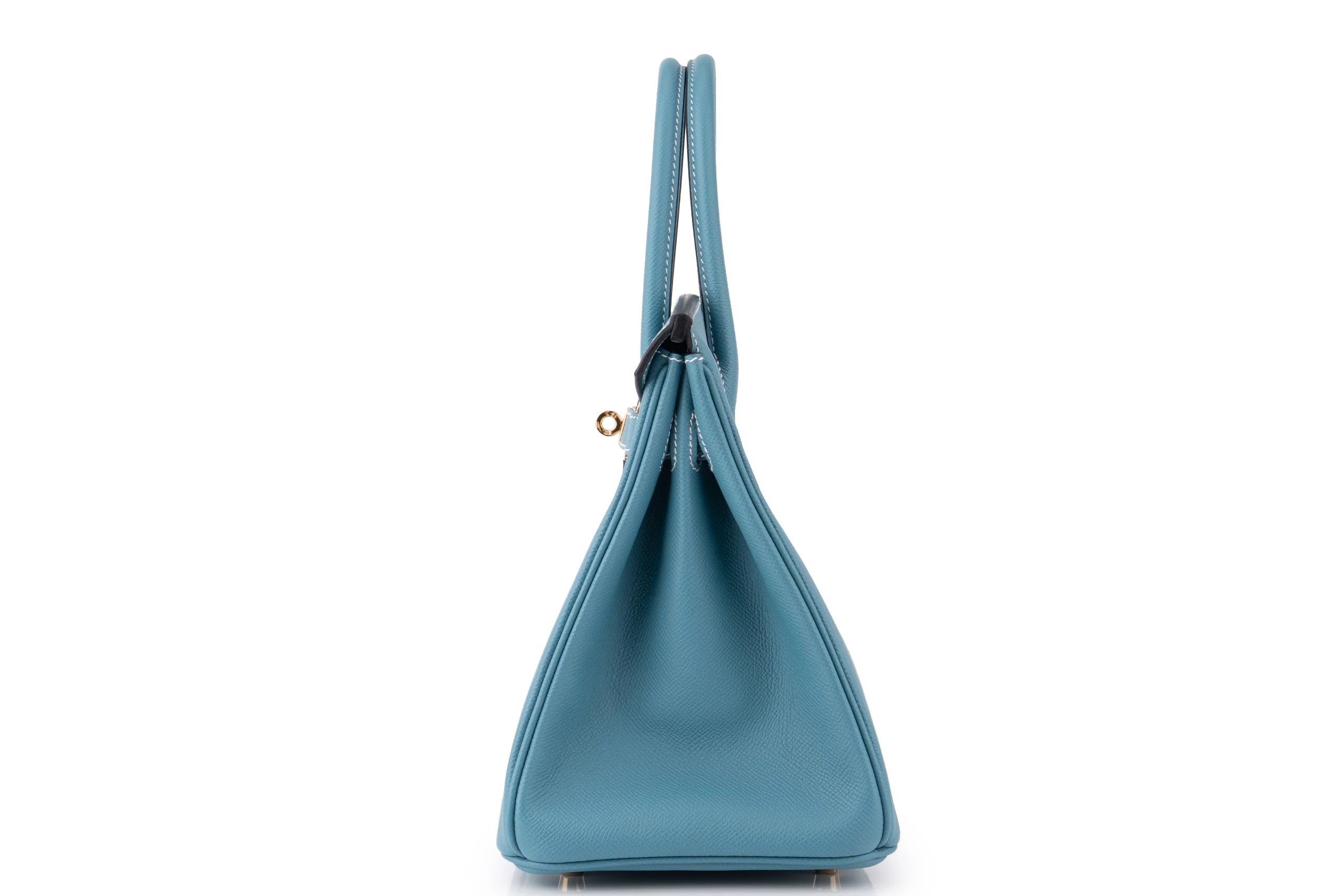 Hermès Birkin 30	Retourne	Epsom	Blue Jean	GHW - Image 3