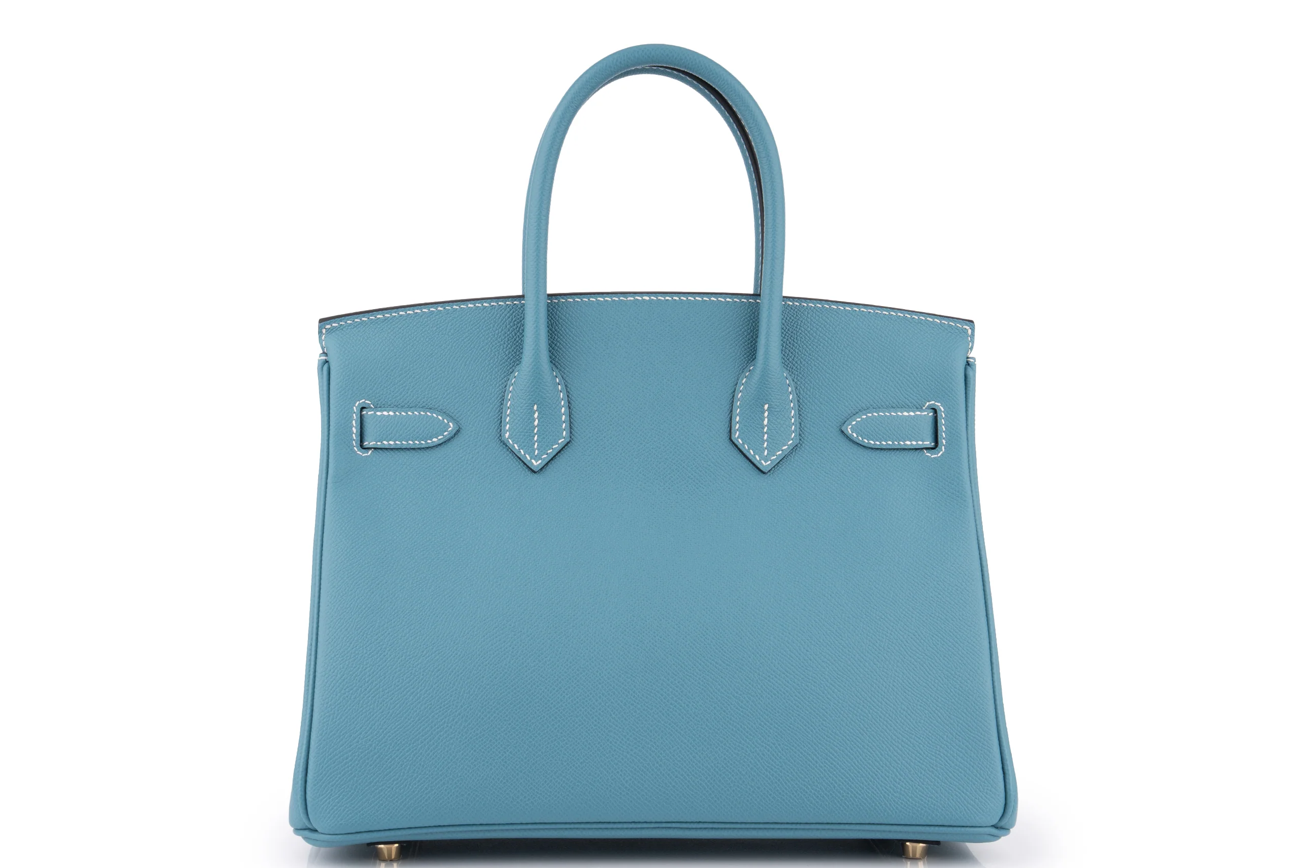 Hermès Birkin 30	Retourne	Epsom	Blue Jean	GHW - Image 4