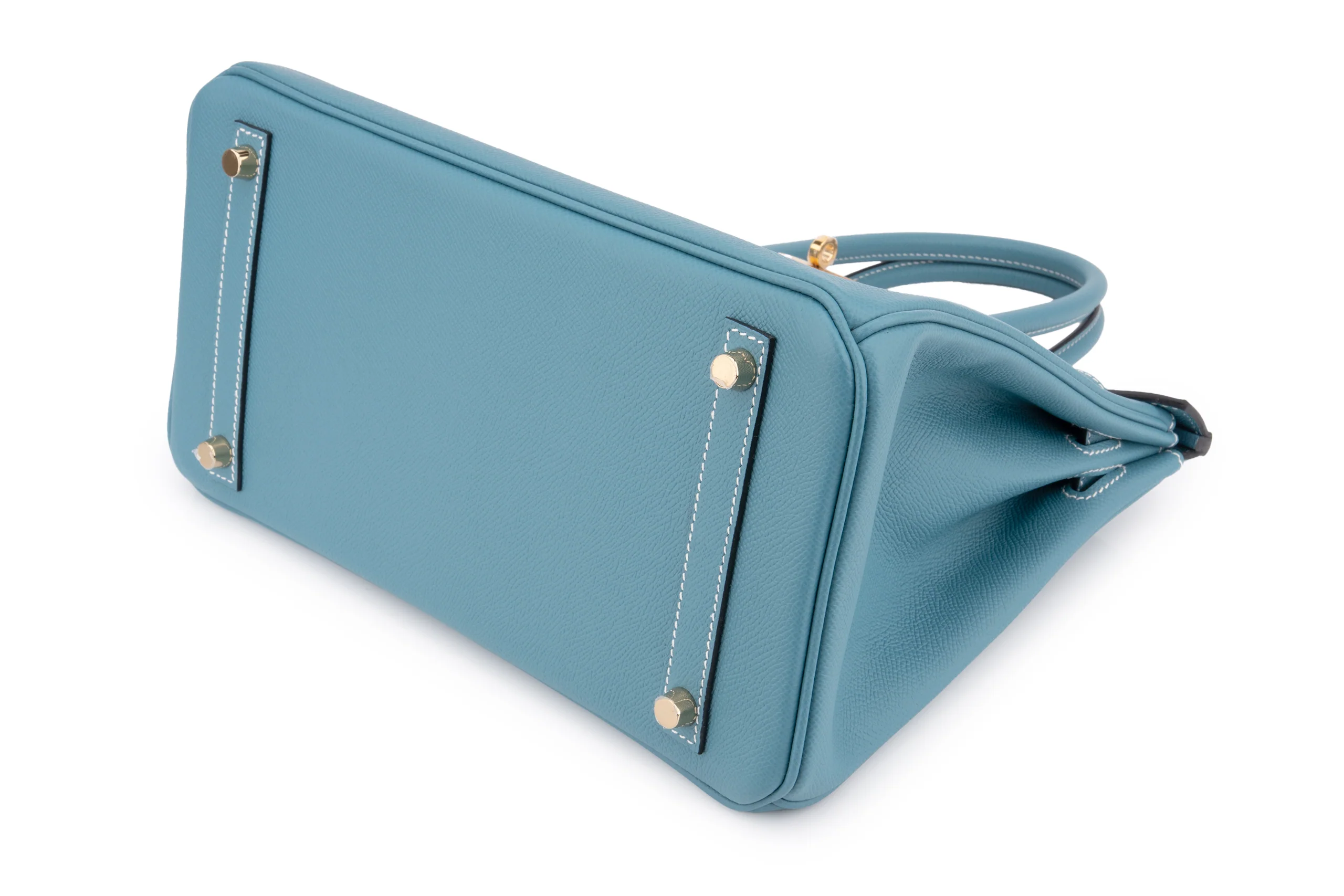Hermès Birkin 30	Retourne	Epsom	Blue Jean	GHW - Image 9