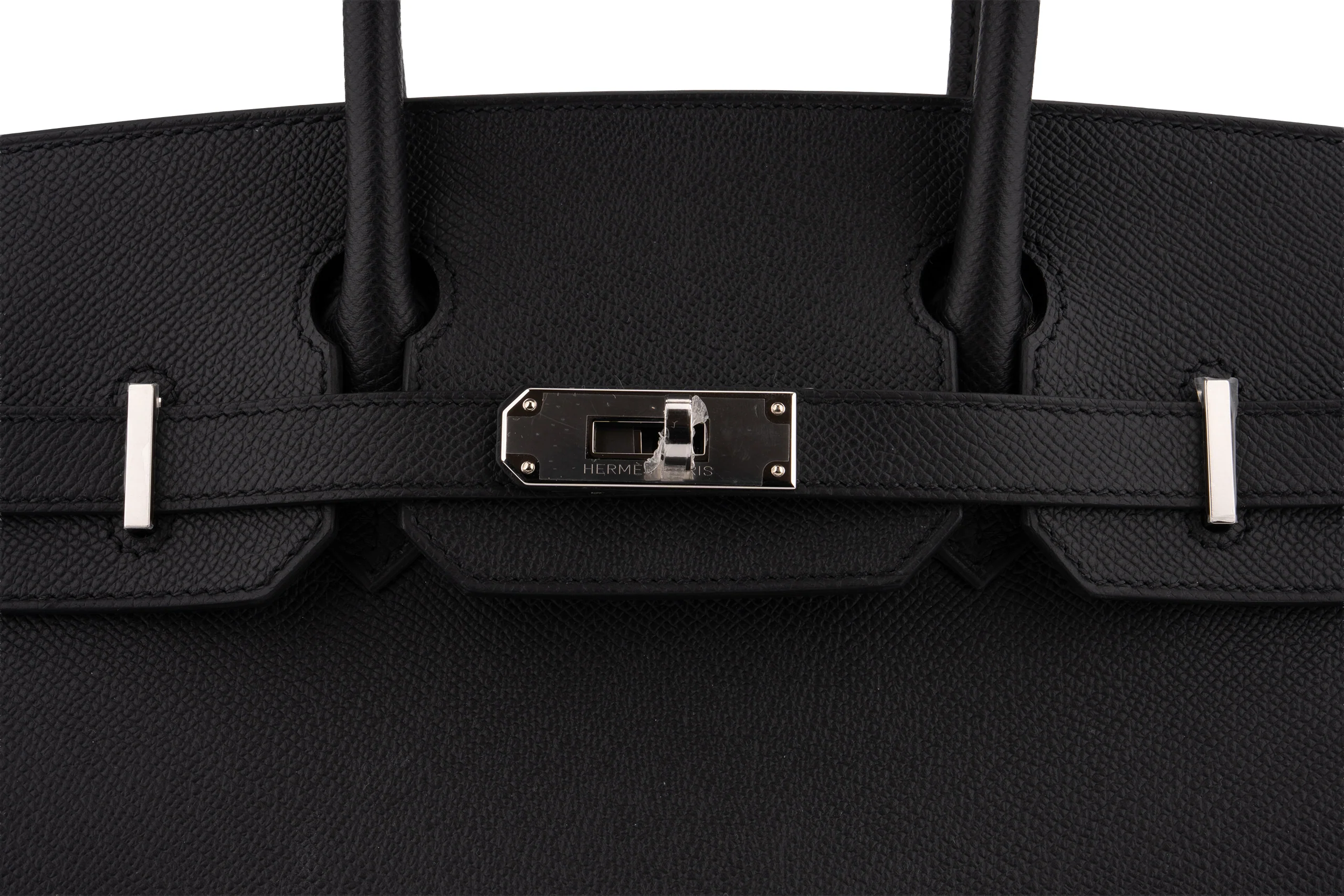 Hermès Birkin 30	Retourne	Epsom	Noir 	PHW - Image 7