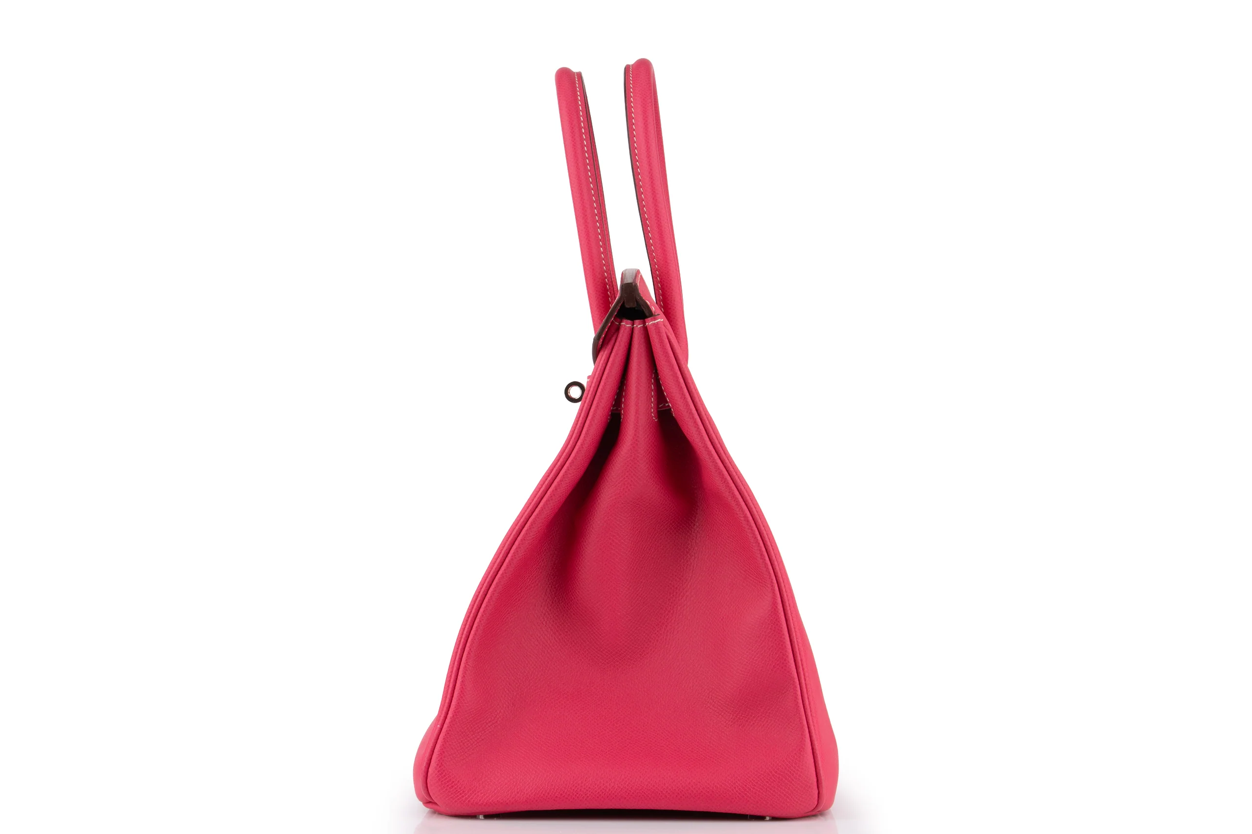 Hermès Birkin 35	Retourne	Epsom	Rose Tyrian 	PHW - Image 3