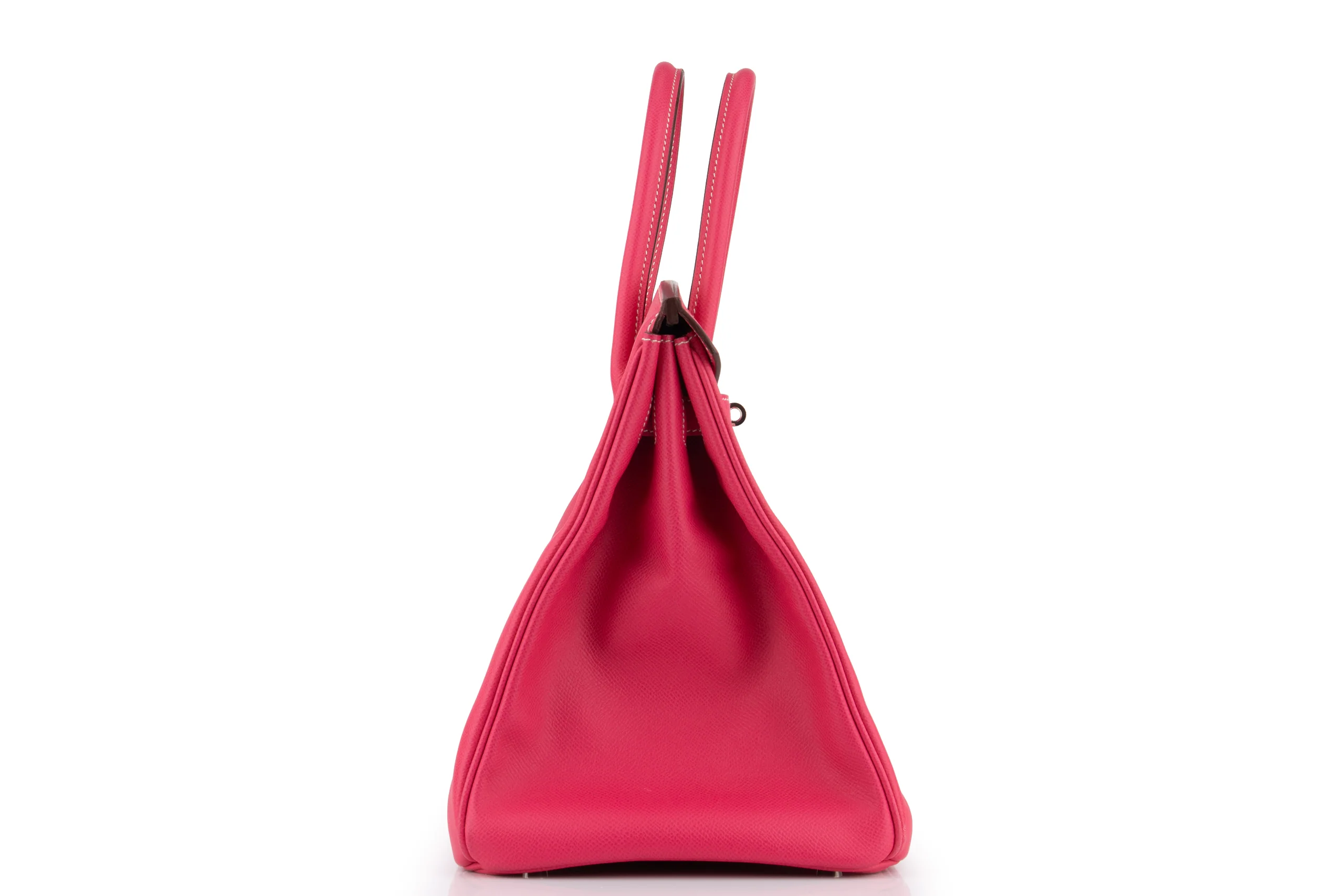 Hermès Birkin 35	Retourne	Epsom	Rose Tyrian 	PHW - Image 5