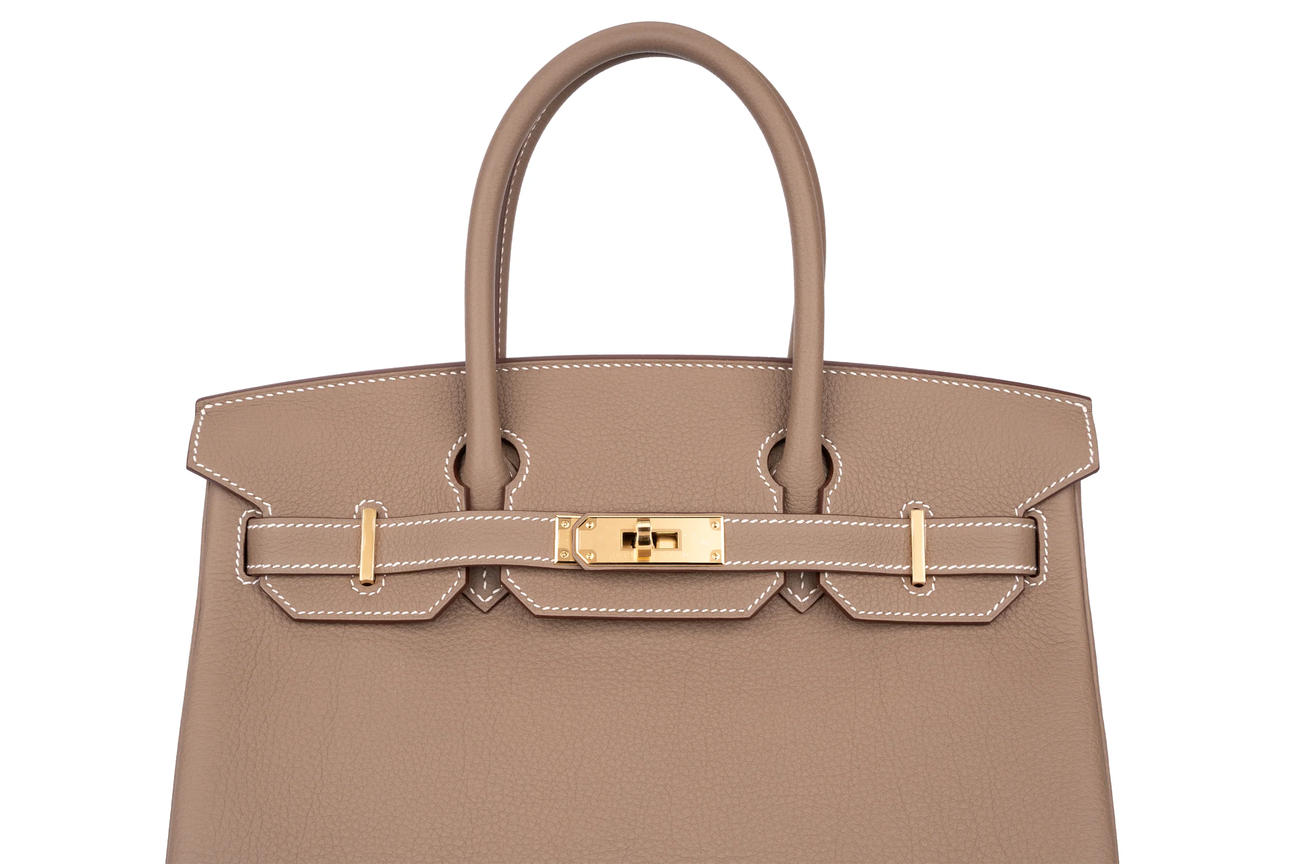 Hermès Birkin 30 Retourne Togo Etoupe GHW - Image 6