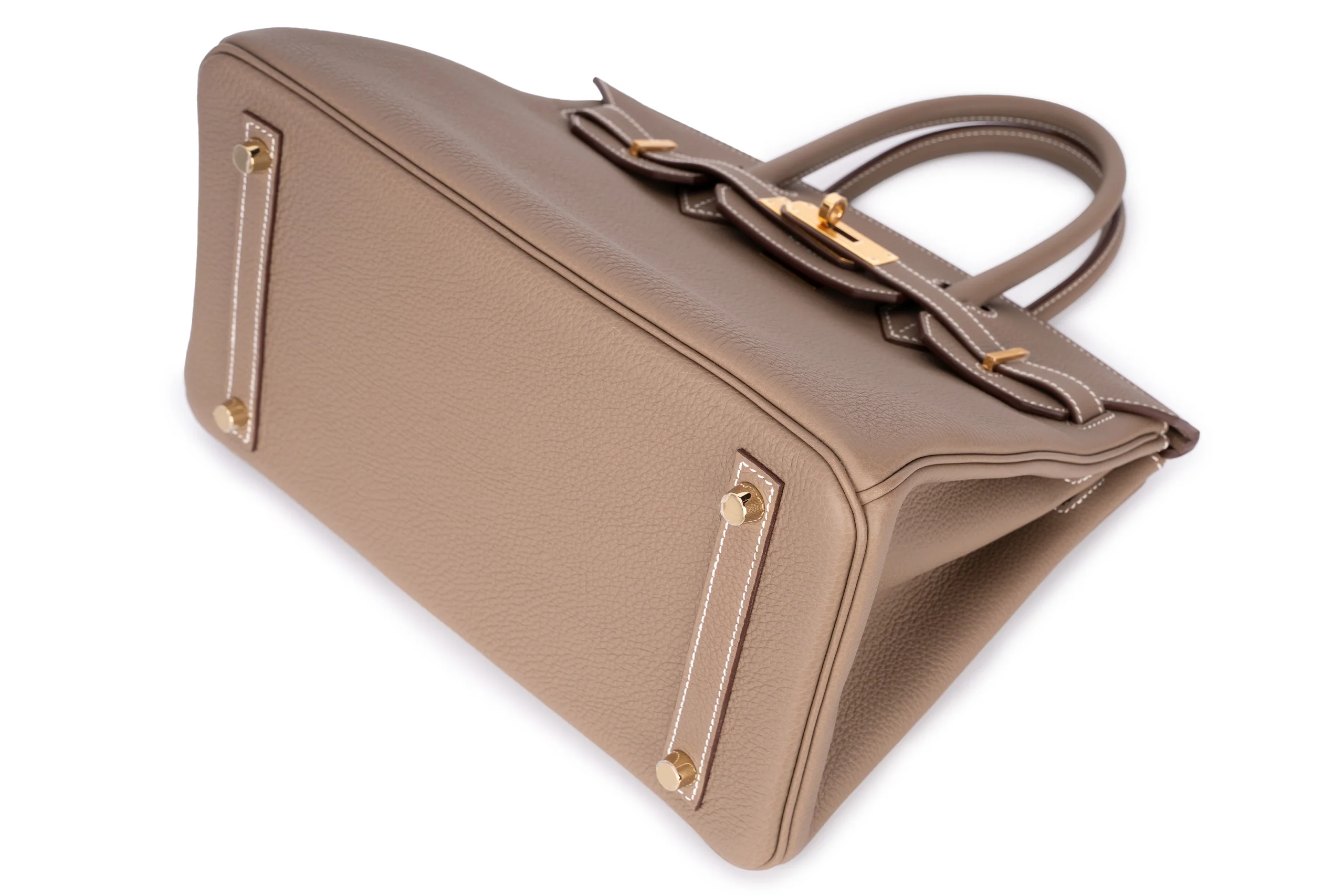 Hermès Birkin 30 Retourne Togo Etoupe GHW - Image 8