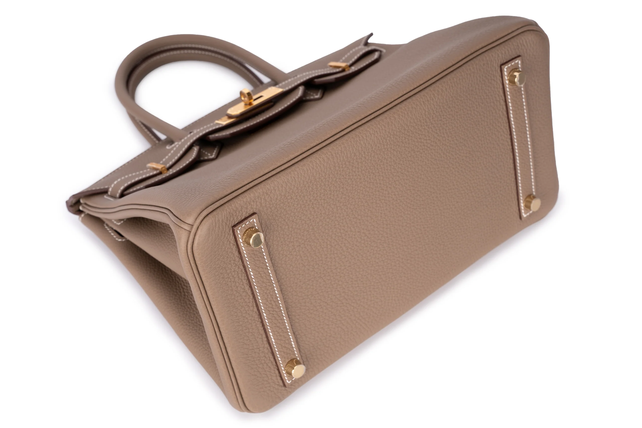 Hermès Birkin 30 Retourne Togo Etoupe GHW - Image 9