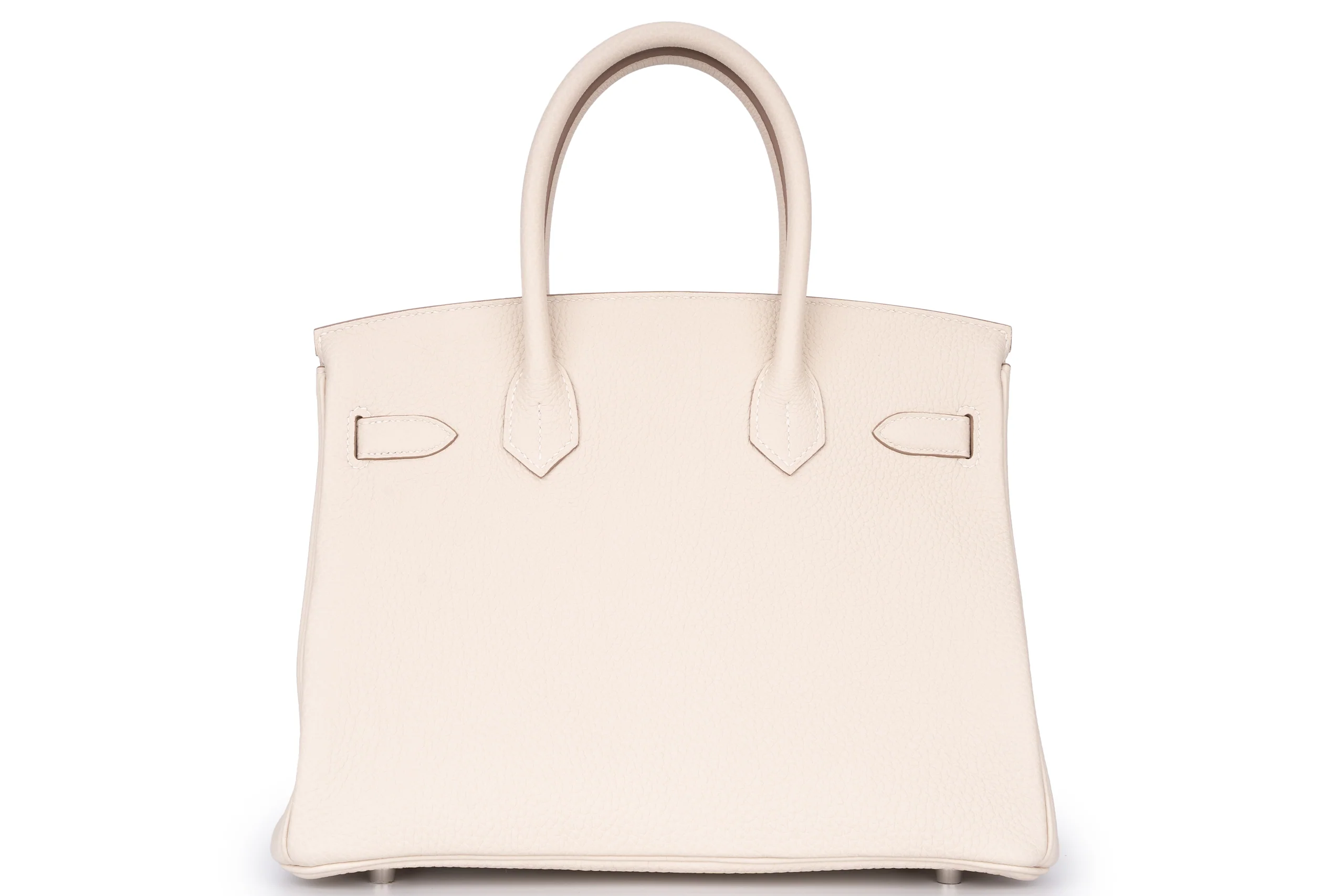 Hermès Birkin 30 Retourne Togo Veau Craie PHW - Image 4