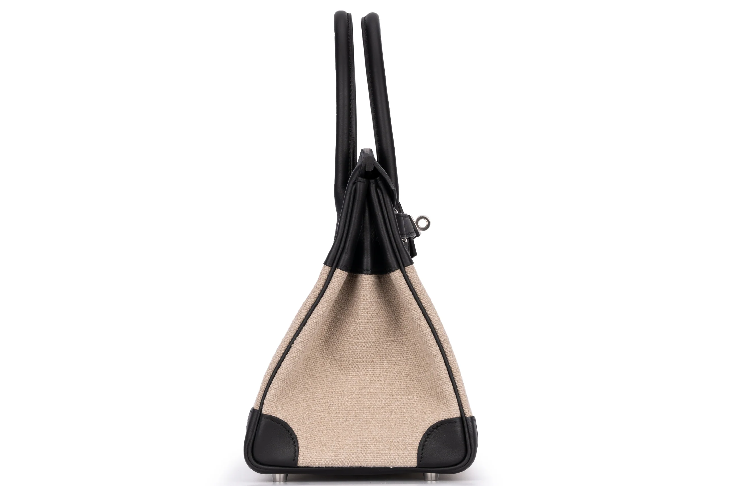 Hermès Birkin 30 Retourne Toile Maxi Bivouac Swift Noir PHW - Image 5