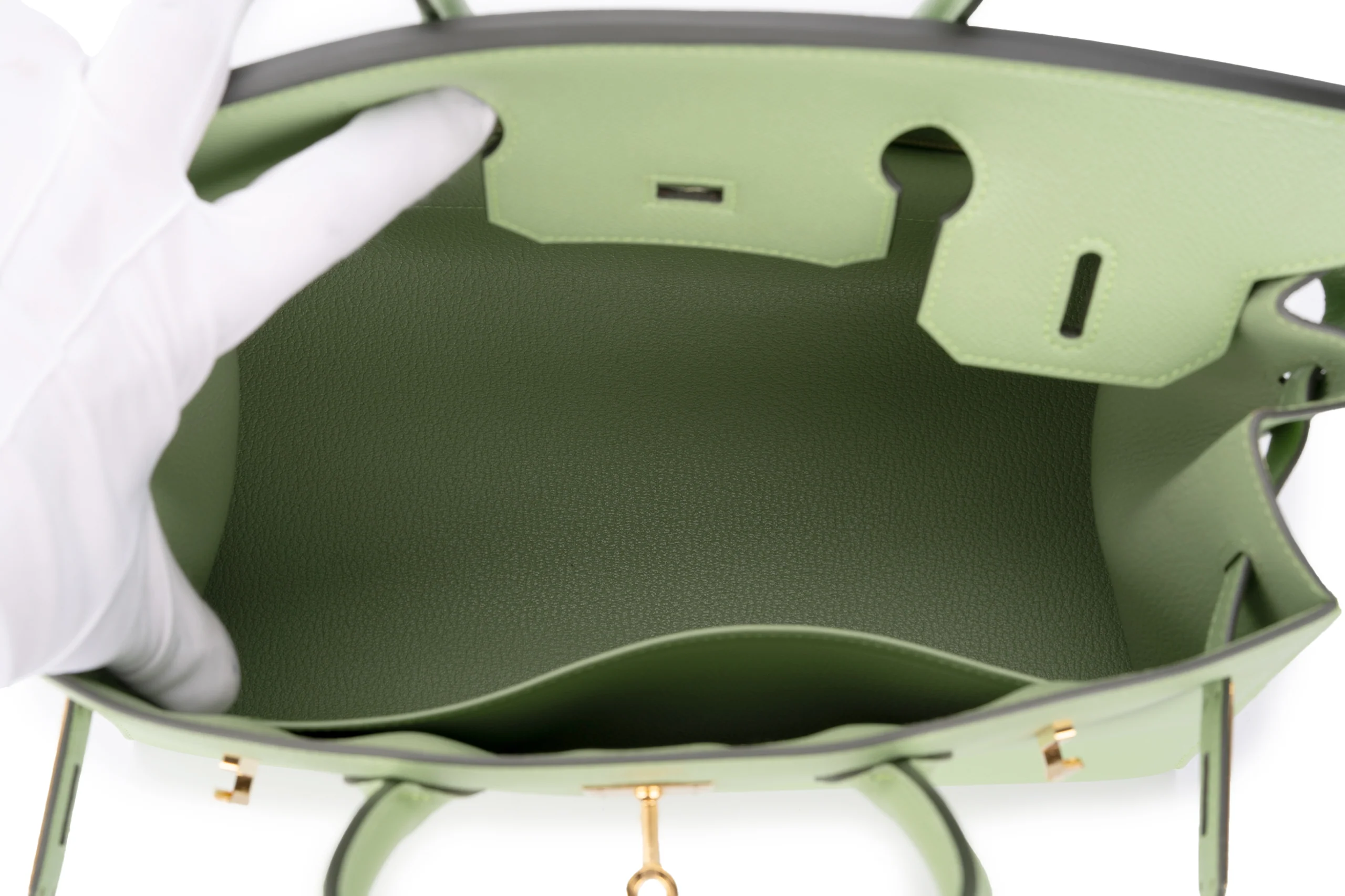 Hermès Birkin 30 Sellier Epsom Verte Criquet GHW - Image 9