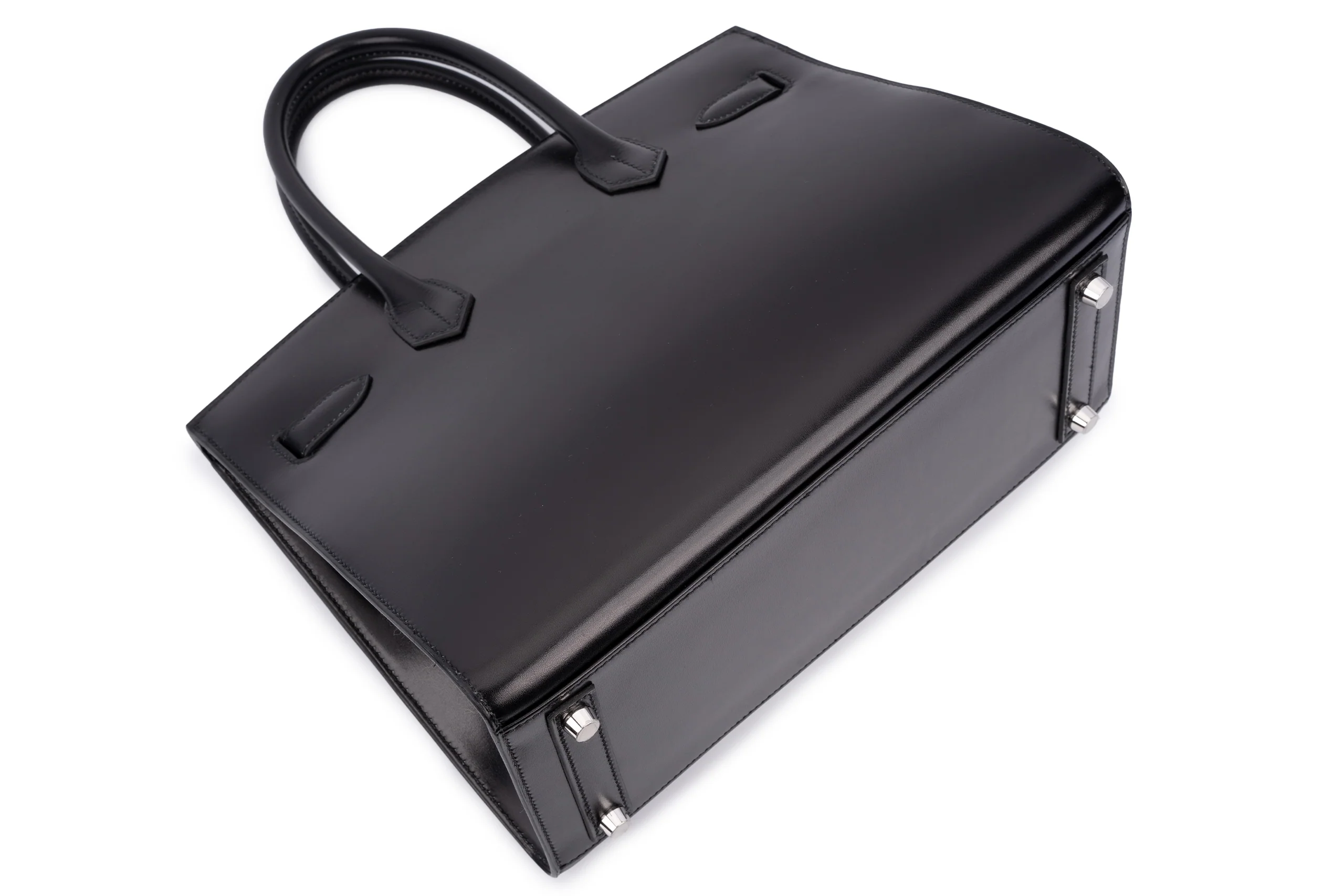 Hermès Birkin 30	Sellier	Veau Box	Noir	PHW - Image 11
