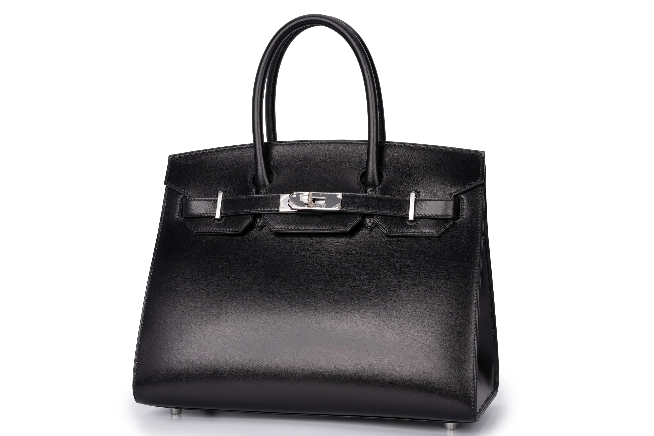 Hermès Birkin 30	Sellier	Veau Box	Noir	PHW - Image 2