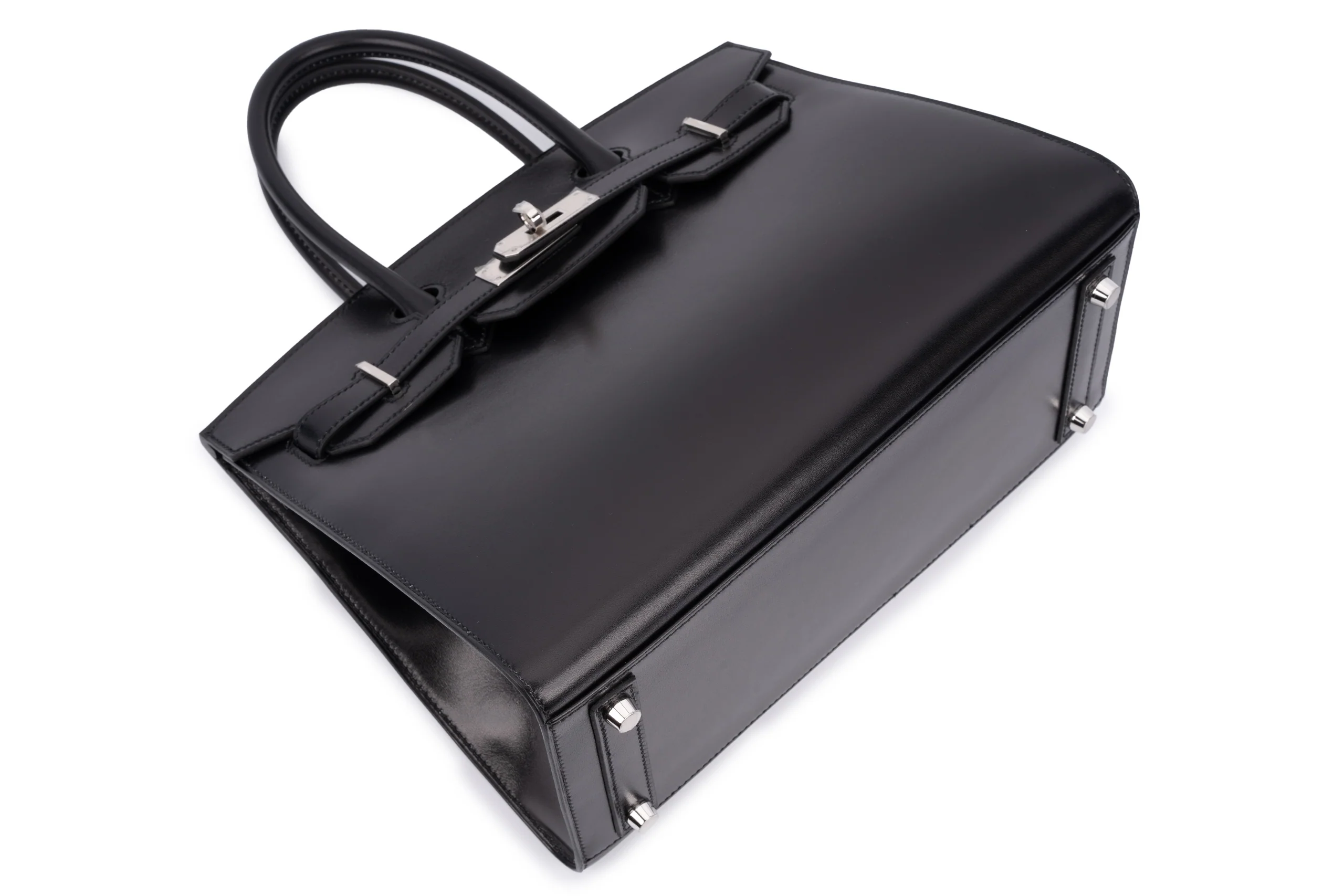 Hermès Birkin 30	Sellier	Veau Box	Noir	PHW - Image 9