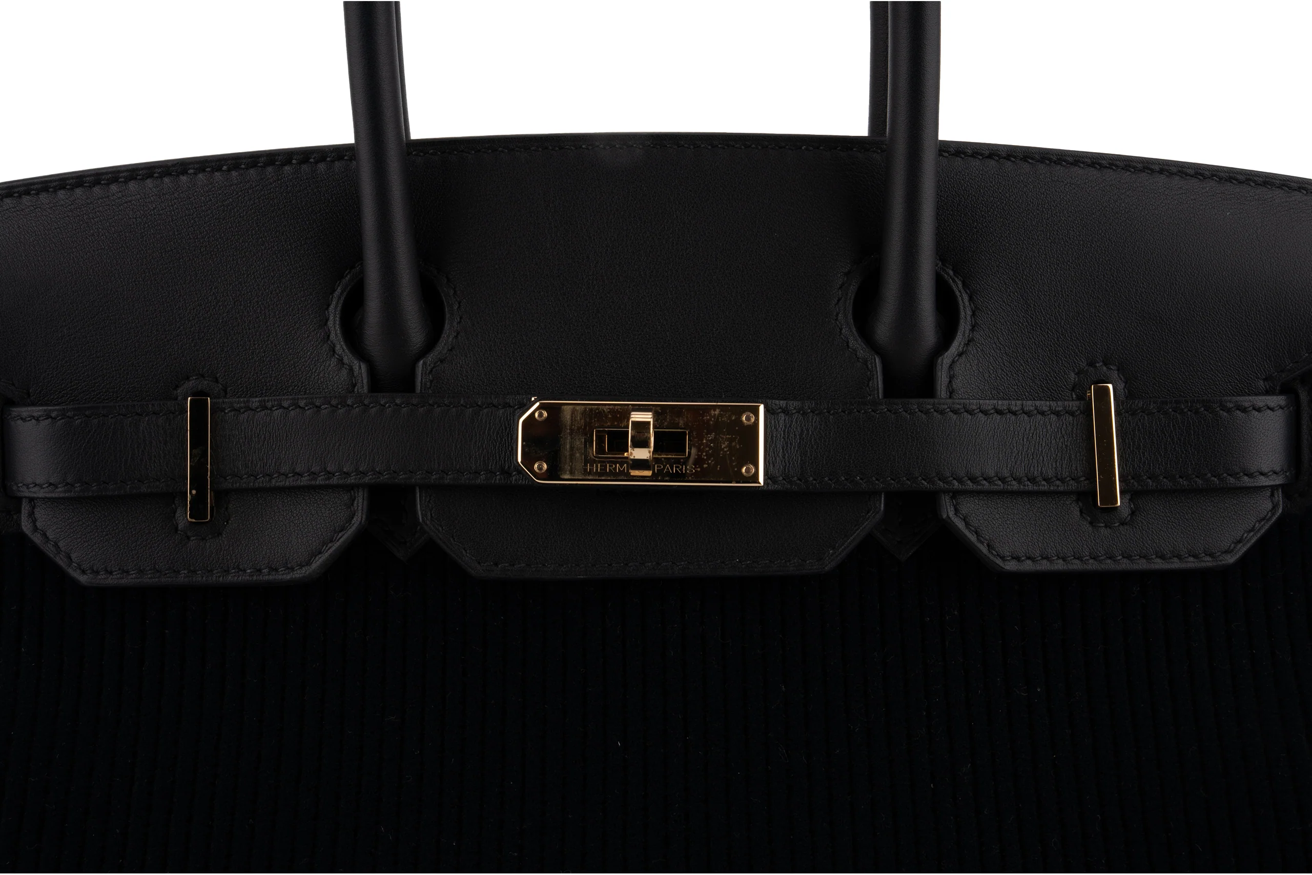 Hermès Birkin 30		Swift Cote A Cote 	Noir 	GHW - Image 8