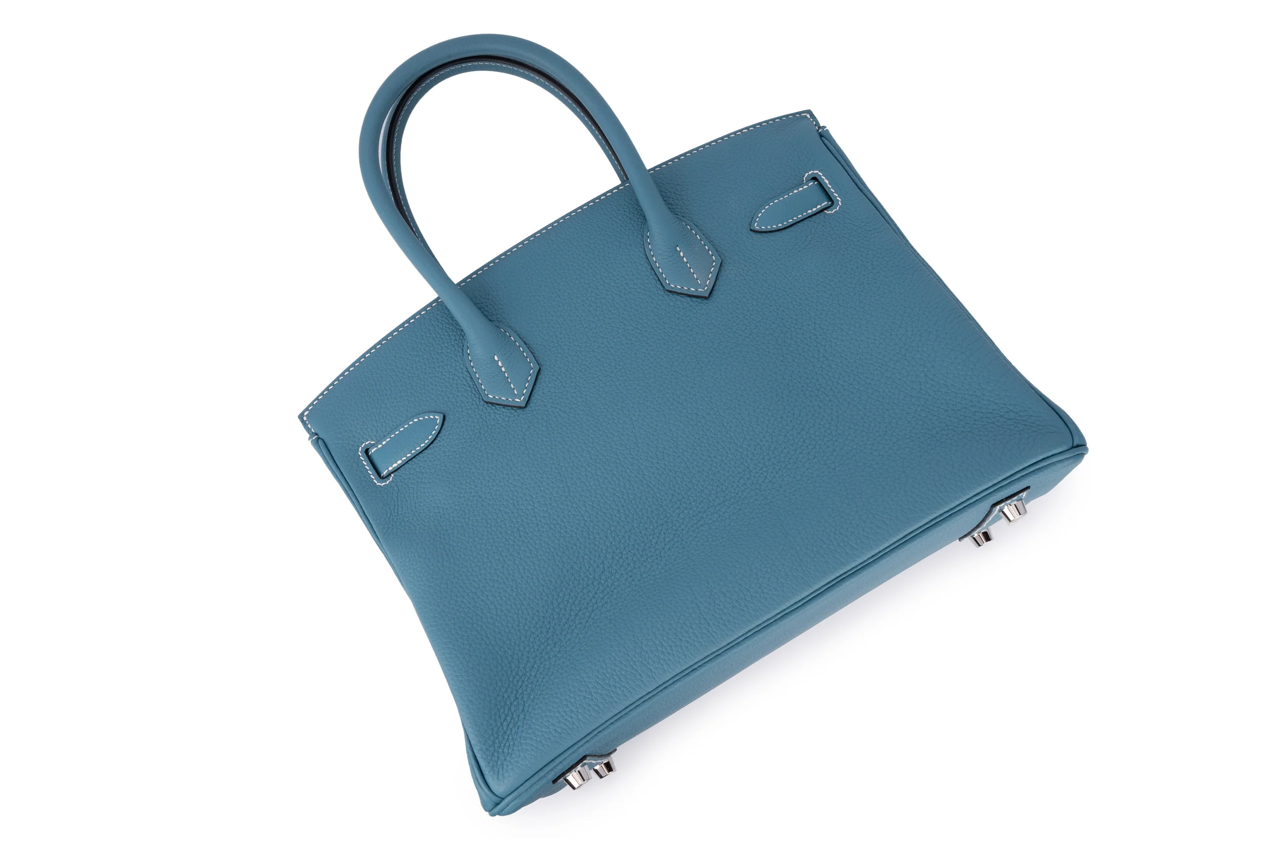 Hermès Birkin 30		Togo	Bleu Jean	PHW - Image 10