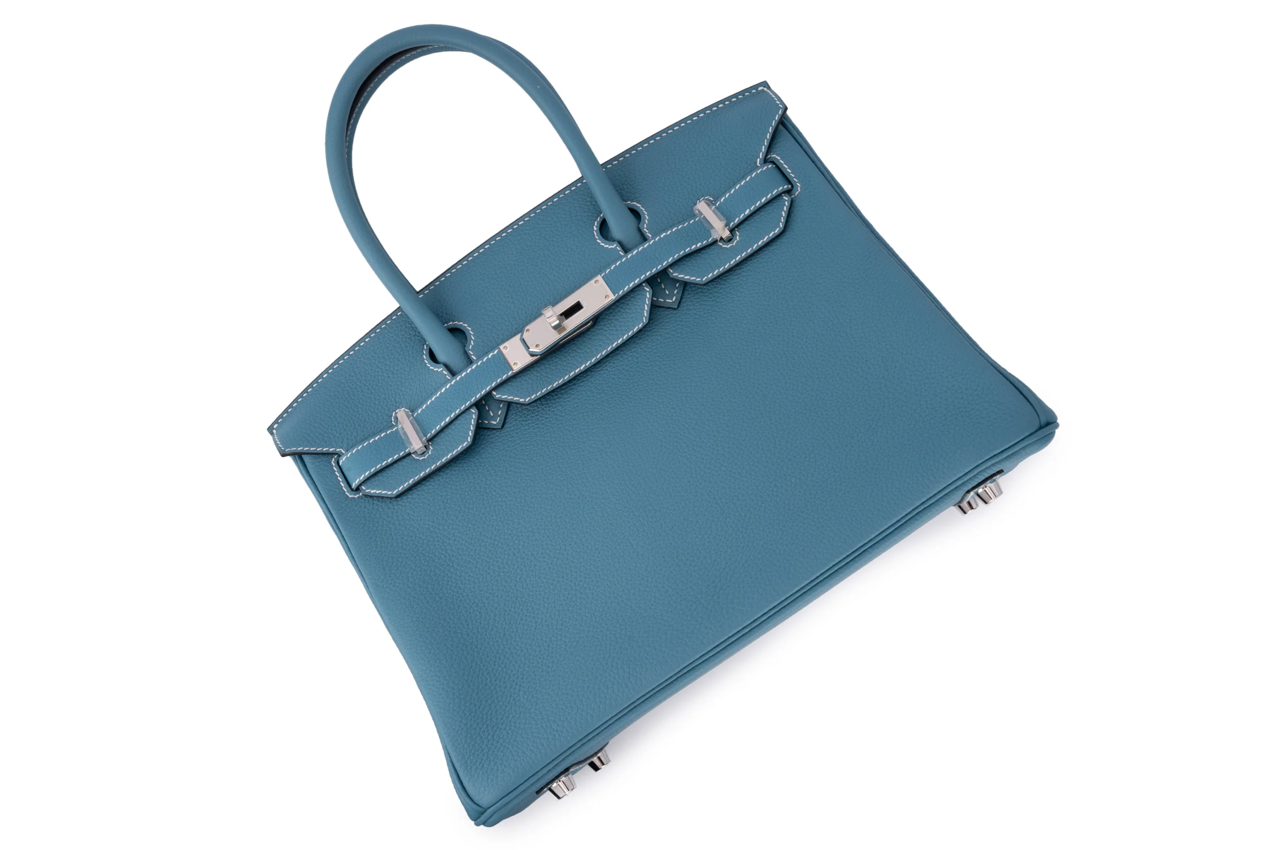 Hermès Birkin 30		Togo	Bleu Jean	PHW - Image 9