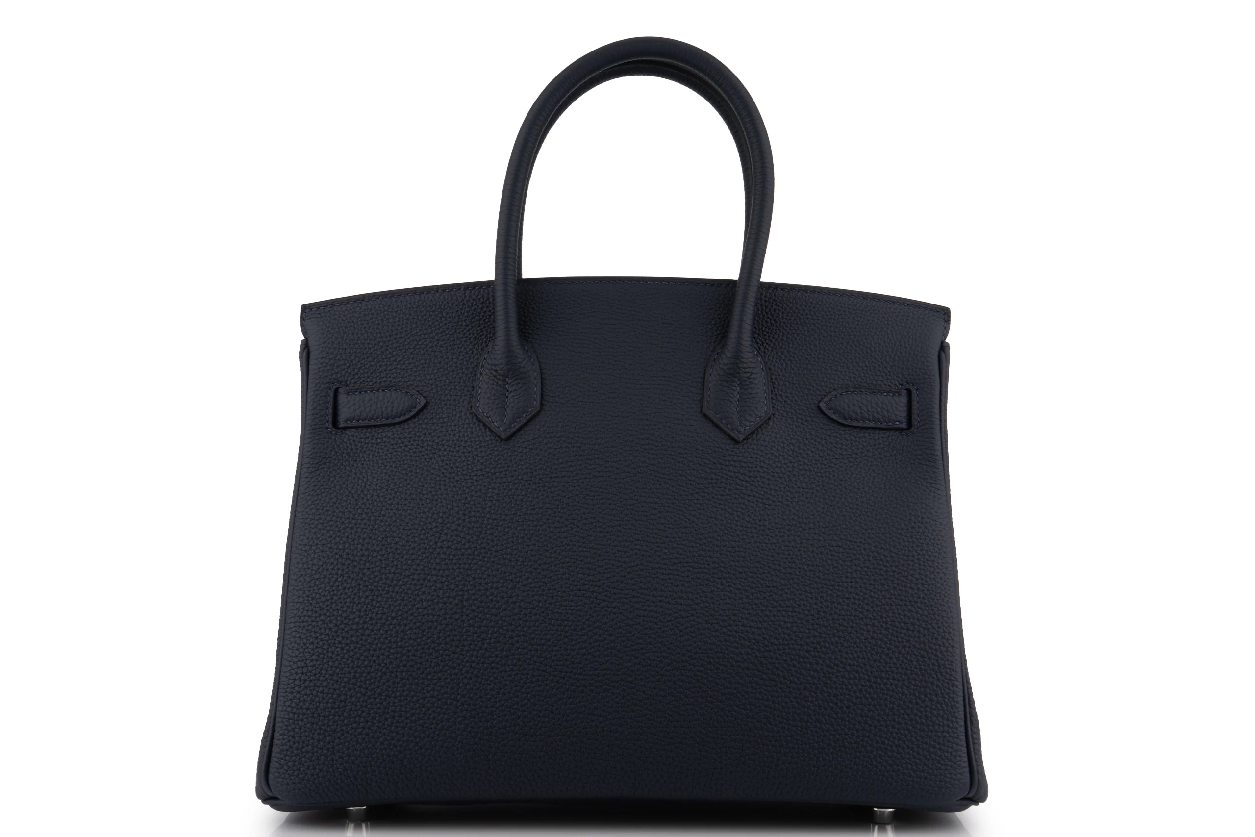 Hermès Birkin 30	Togo	Bleu Nuit 	PHW - Image 4