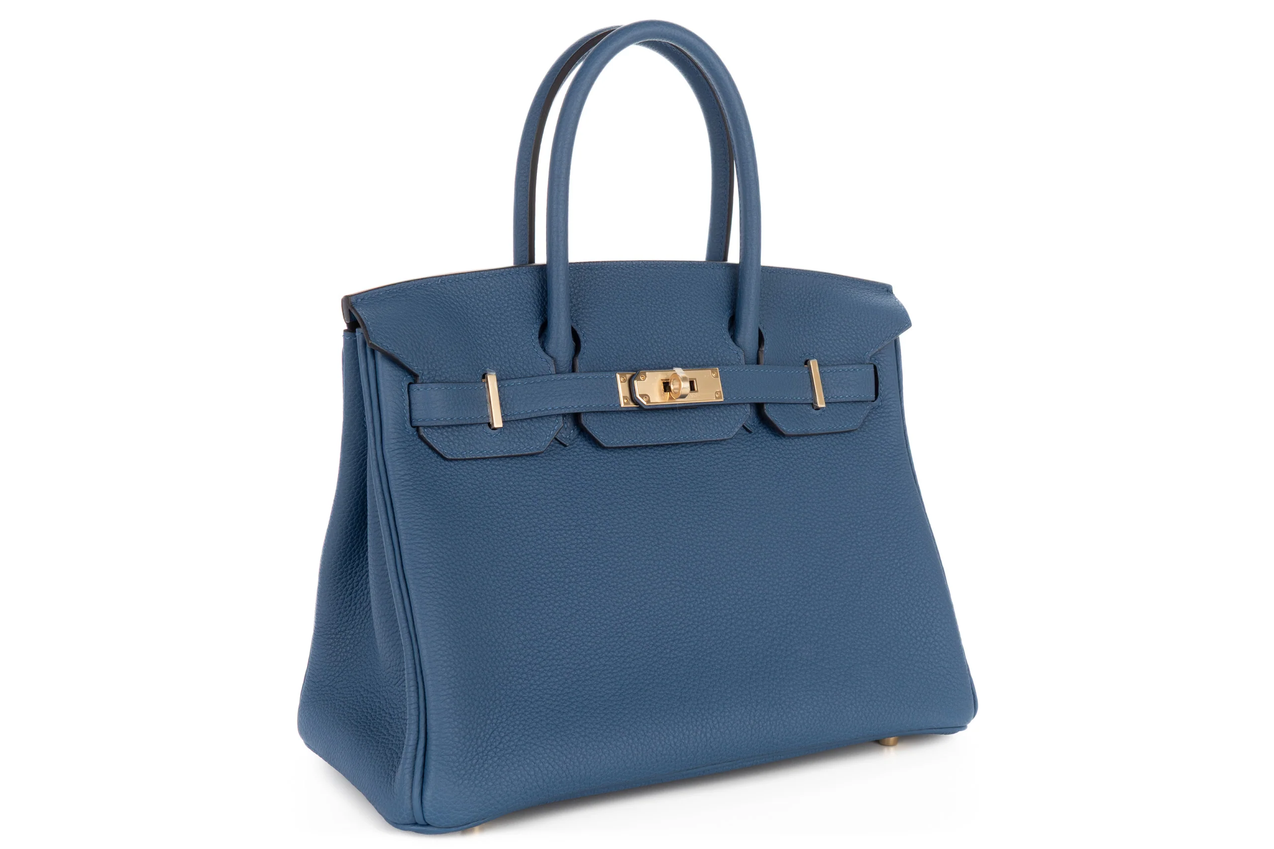 Hermès Birkin 30		Togo	Bleu Tie	PBHW - Image 2