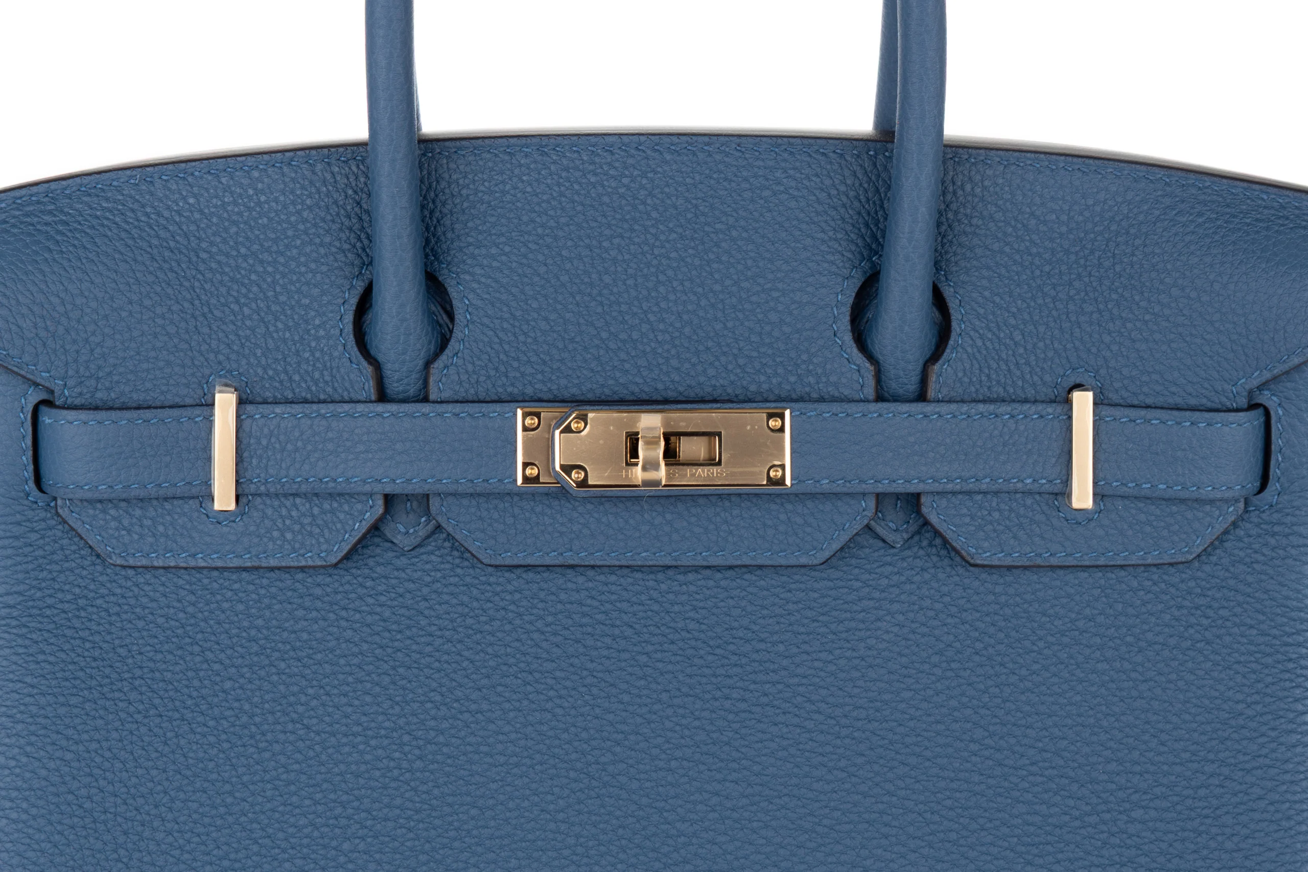 Hermès Birkin 30		Togo	Bleu Tie	PBHW - Image 7