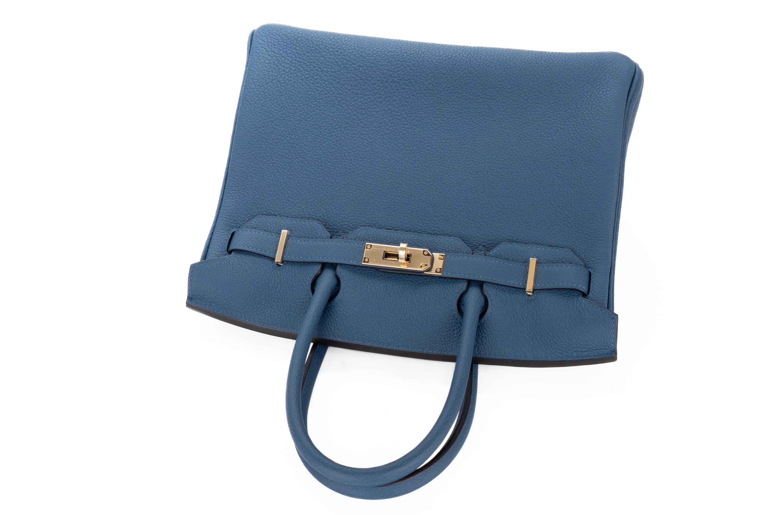 Hermès Birkin 30		Togo	Bleu Tie	PBHW - Image 8