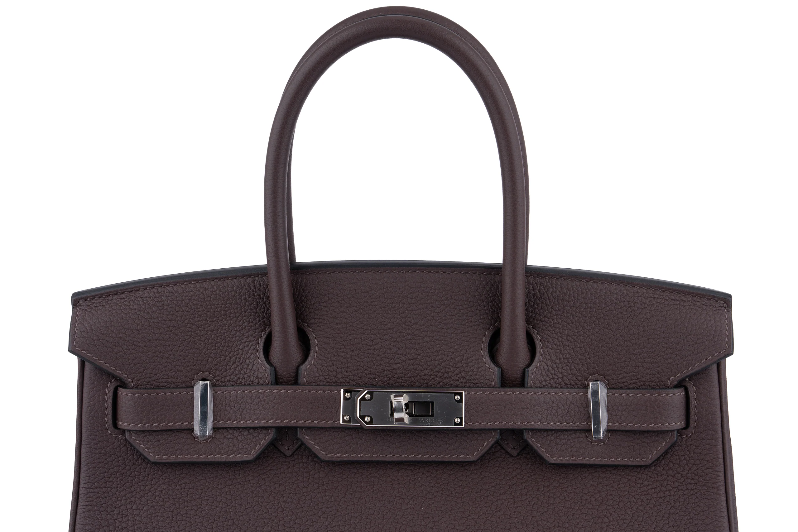 Hermès Birkin 30	Togo	Chocolate	PHW - Image 7