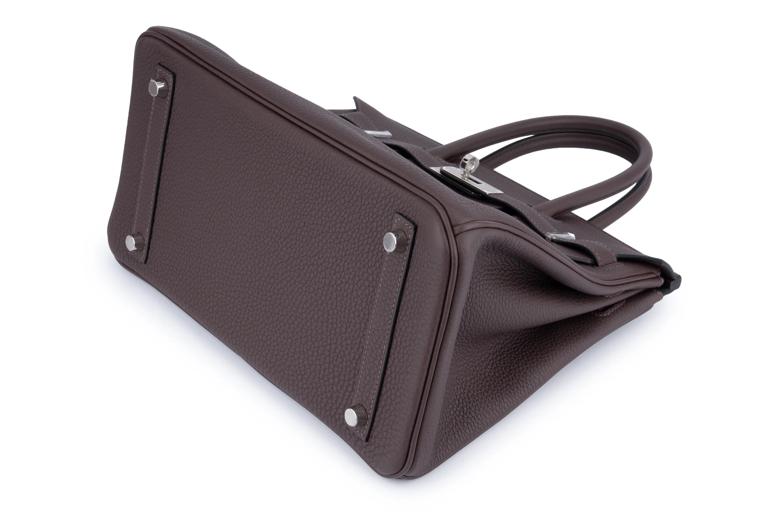 Hermès Birkin 30	Togo	Chocolate	PHW - Image 8