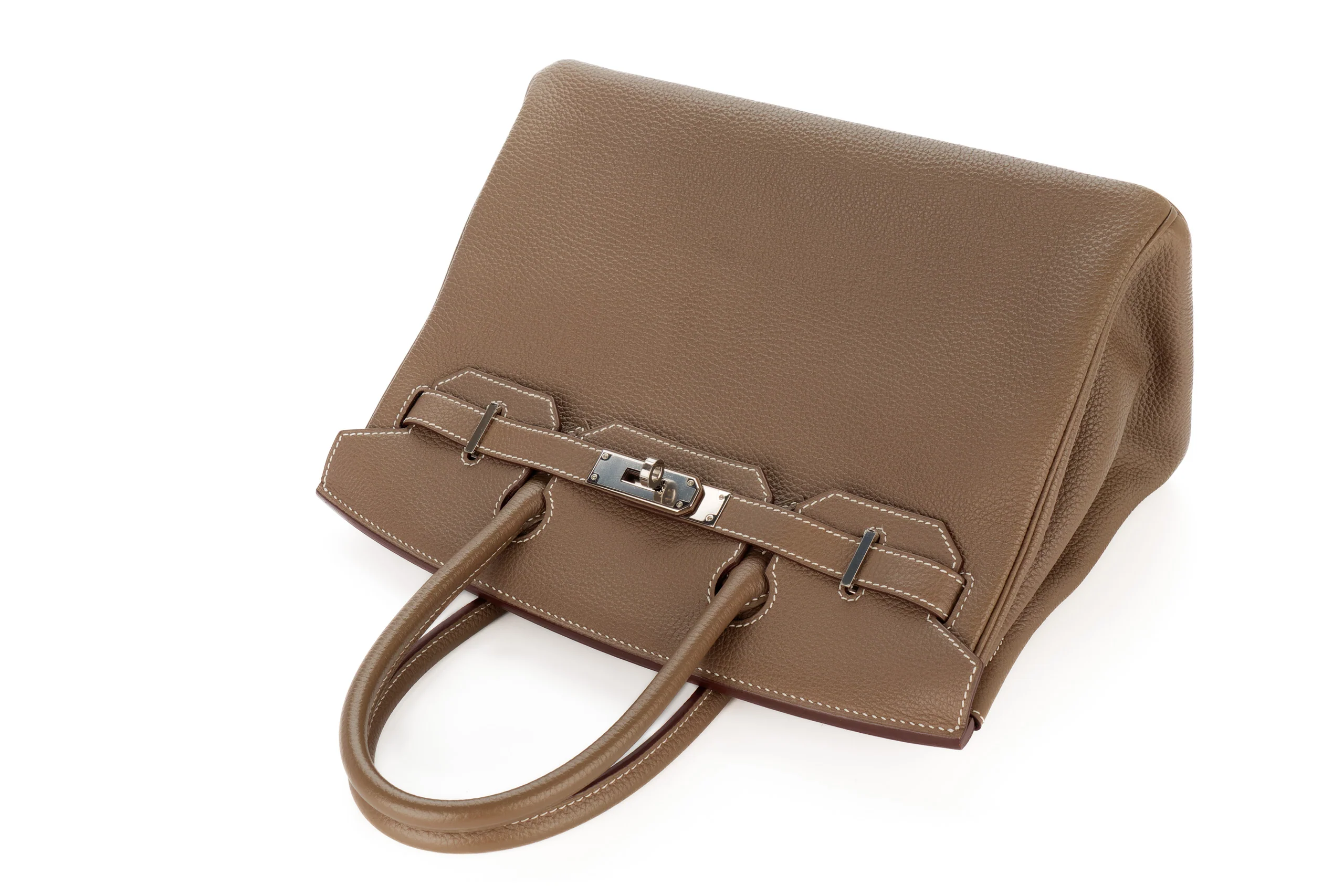 Hermès  Birkin 30			Togo	Etoupe	PHW - Image 8