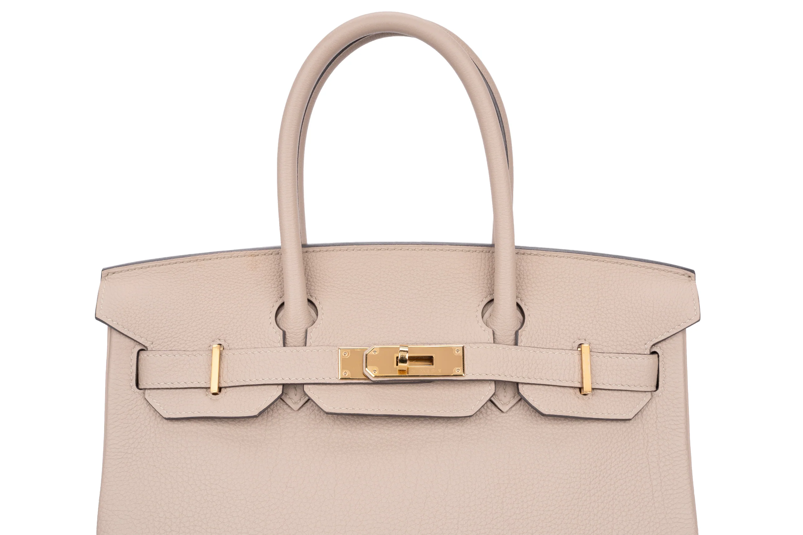 Hermès Birkin 30 Togo Gris Tourtlle GHW - Image 11