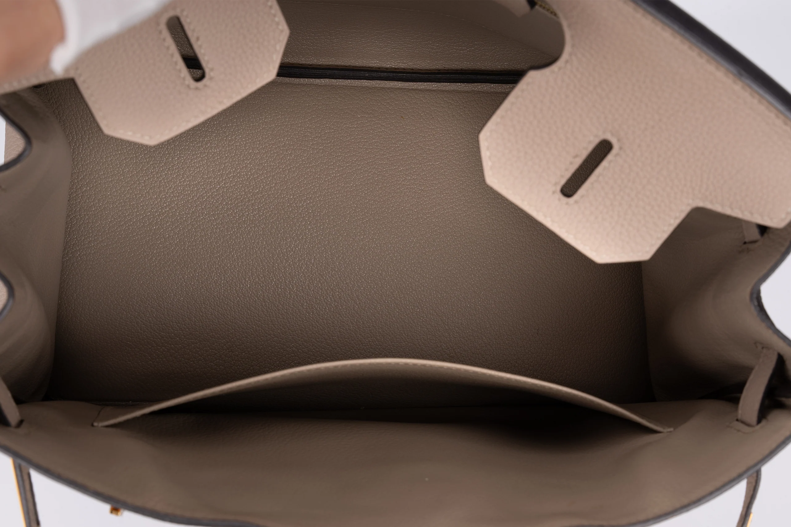Hermès Birkin 30 Togo Gris Tourtlle GHW - Image 13