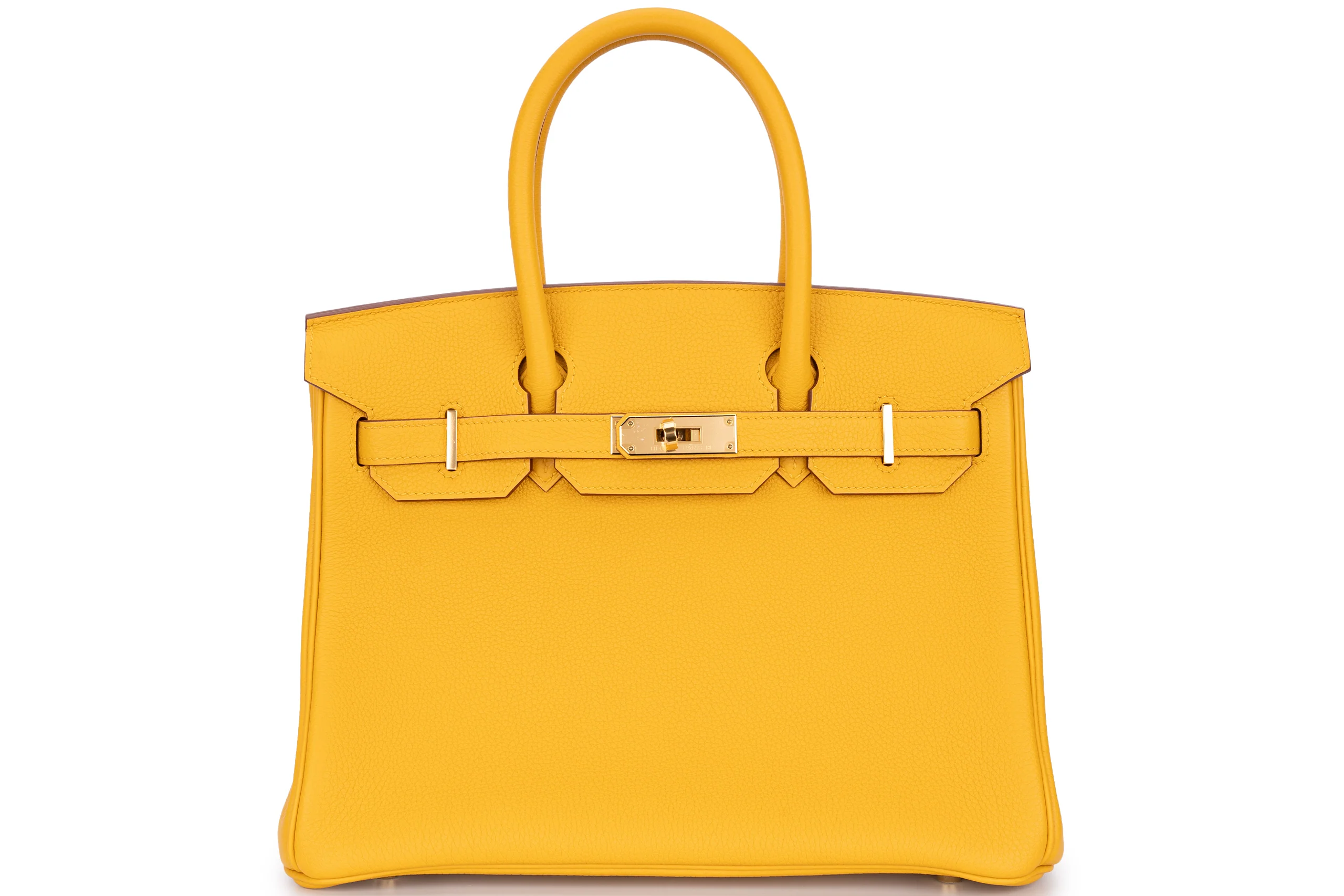 Hermès Birkin 30 Togo Jaune Ambre GHW