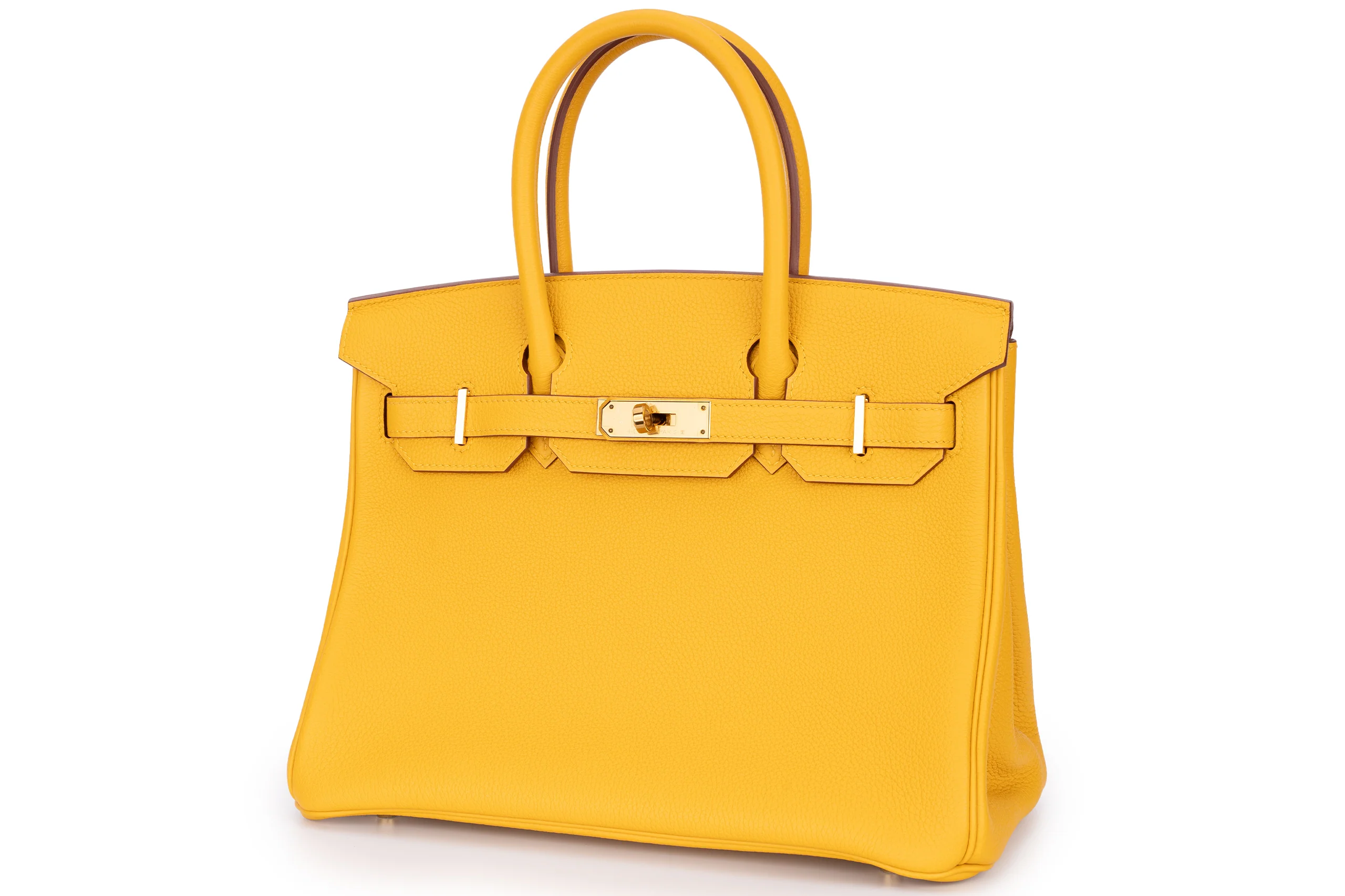 Hermès Birkin 30 Togo Jaune Ambre GHW - Image 2