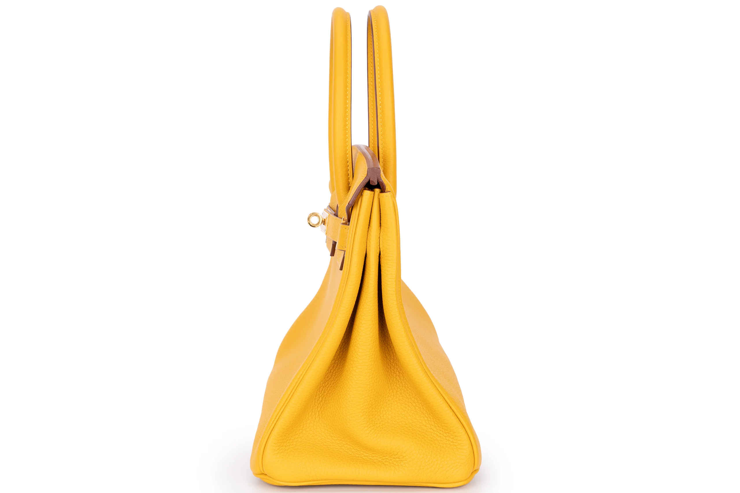 Hermès Birkin 30 Togo Jaune Ambre GHW - Image 3