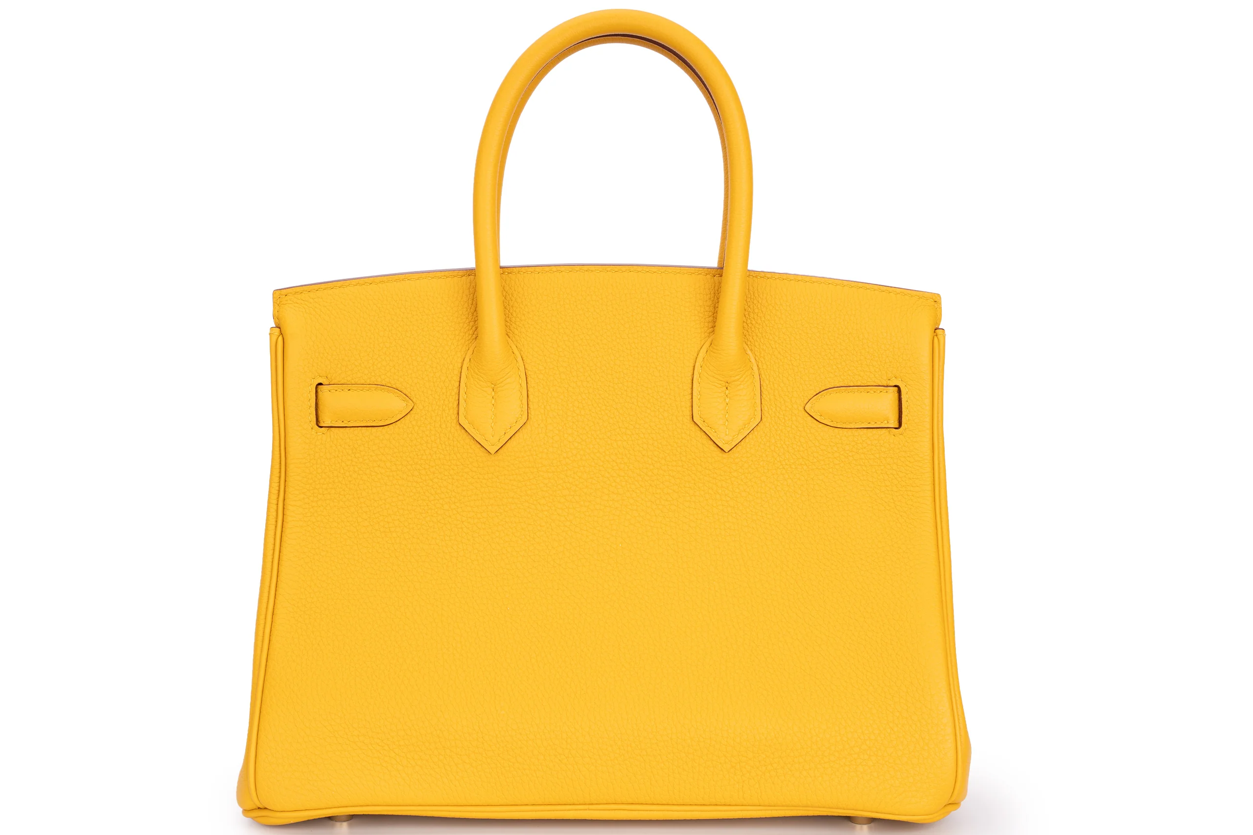 Hermès Birkin 30 Togo Jaune Ambre GHW - Image 4