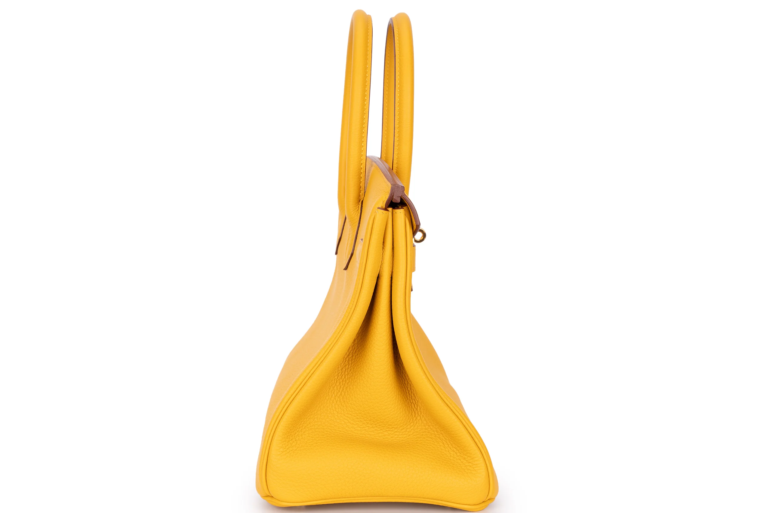 Hermès Birkin 30 Togo Jaune Ambre GHW - Image 5