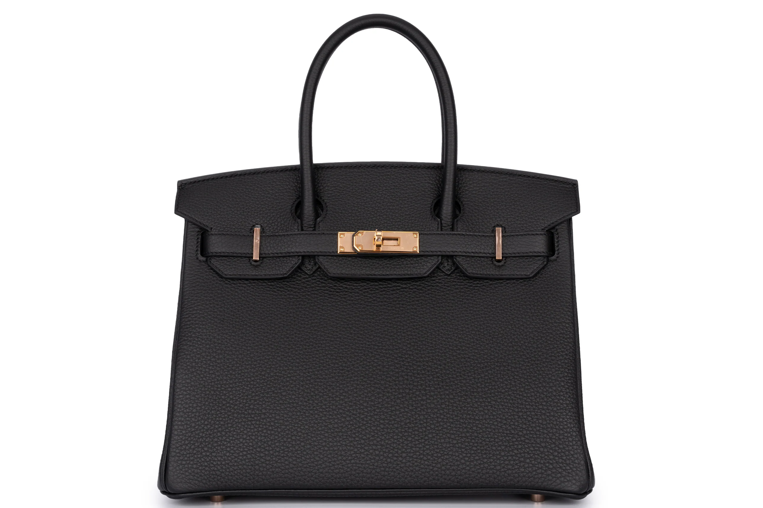 Hermès  Birkin 30		Togo	Noir	RGHW