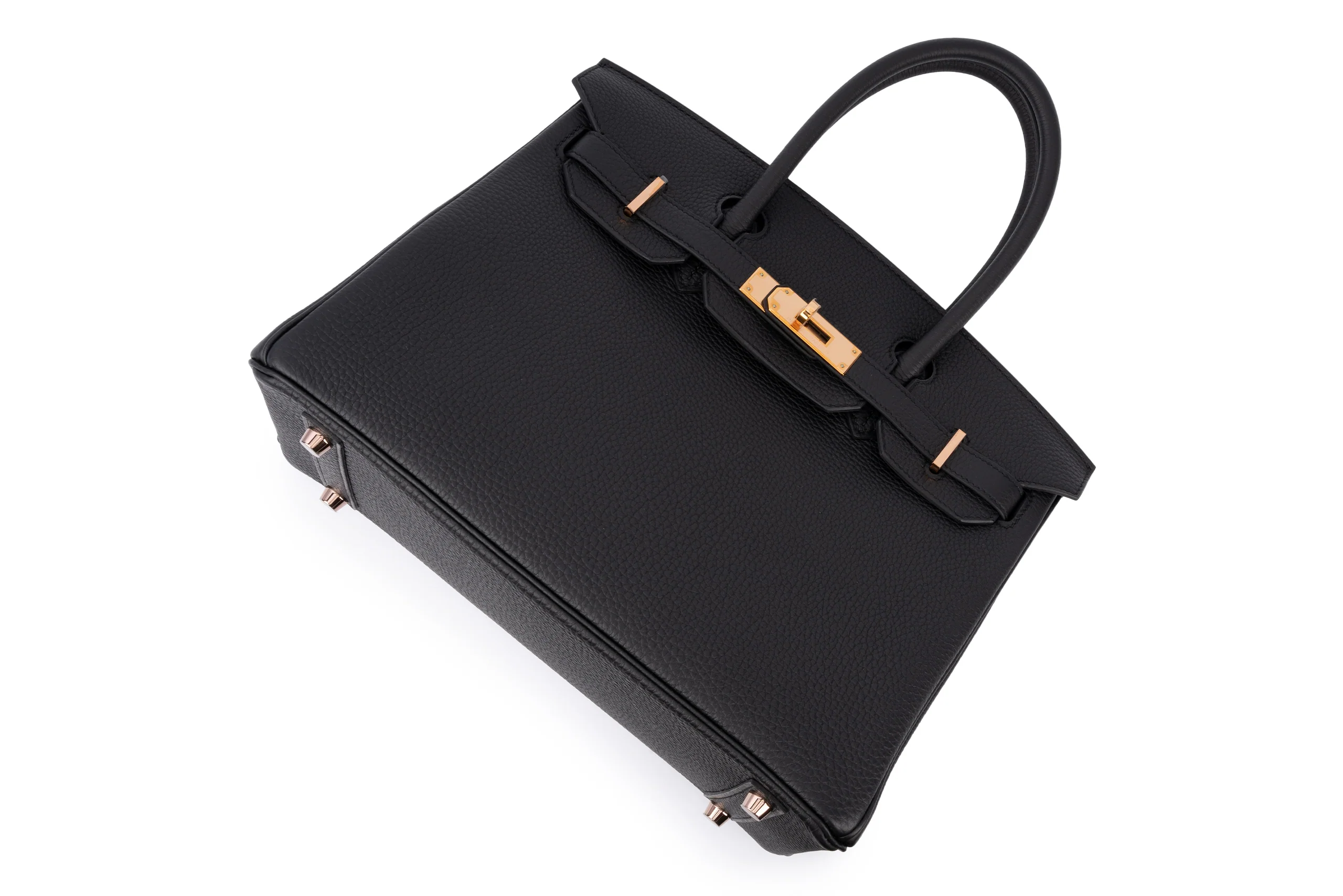 Hermès  Birkin 30		Togo	Noir	RGHW - Image 8