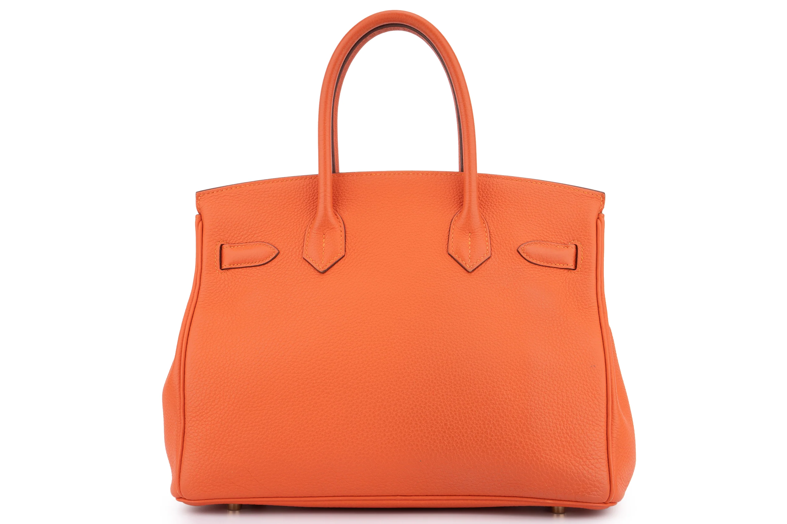 Hermès Birkin 30 Togo Orange Feu	GHW - Image 3