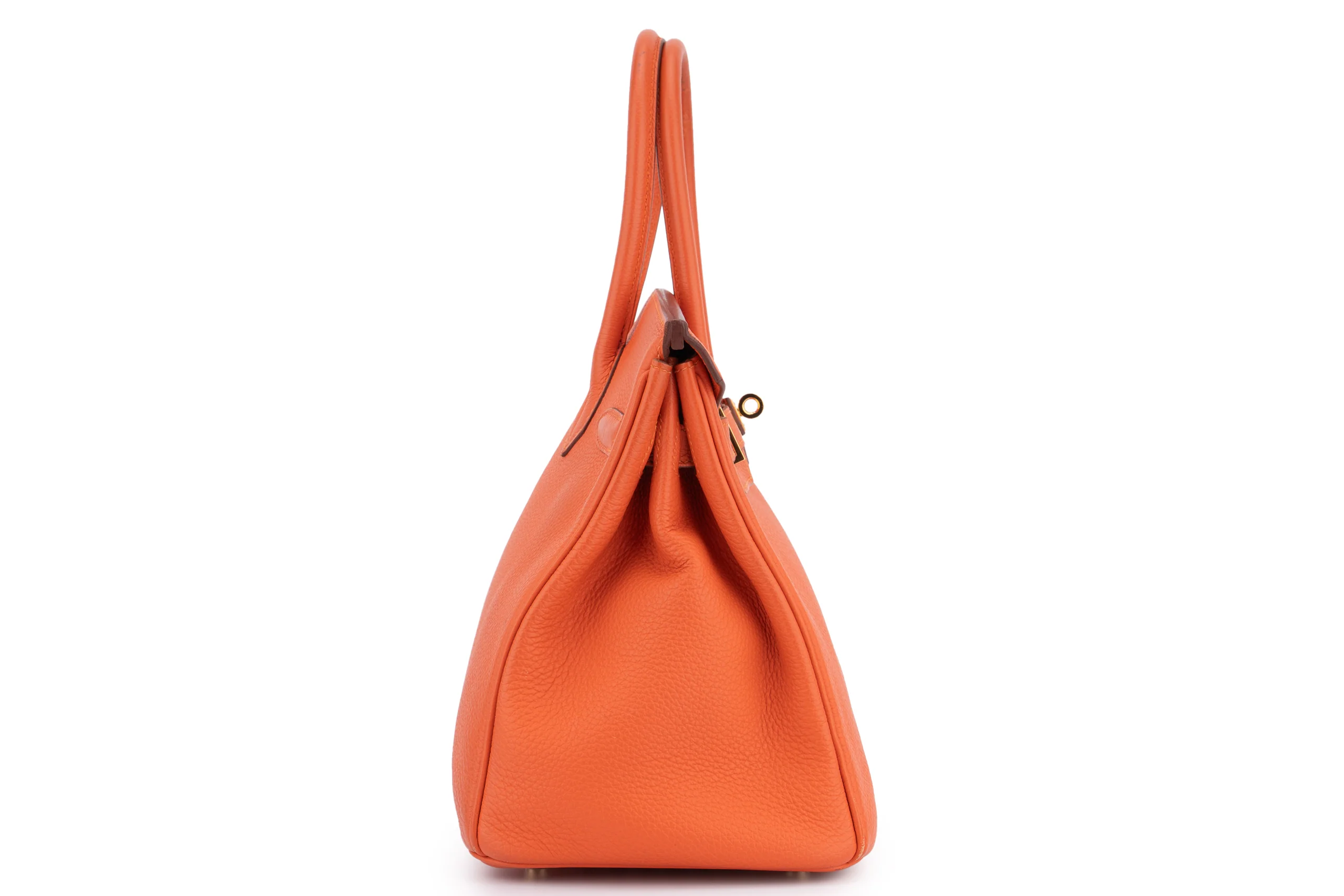 Hermès Birkin 30 Togo Orange Feu	GHW - Image 4