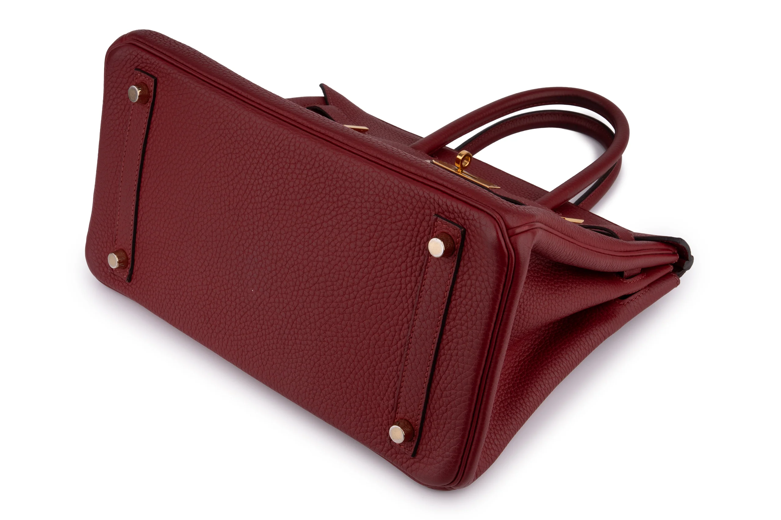 Hermès Birkin 30 		Togo	Rouge Grenat 	GHW - Image 10