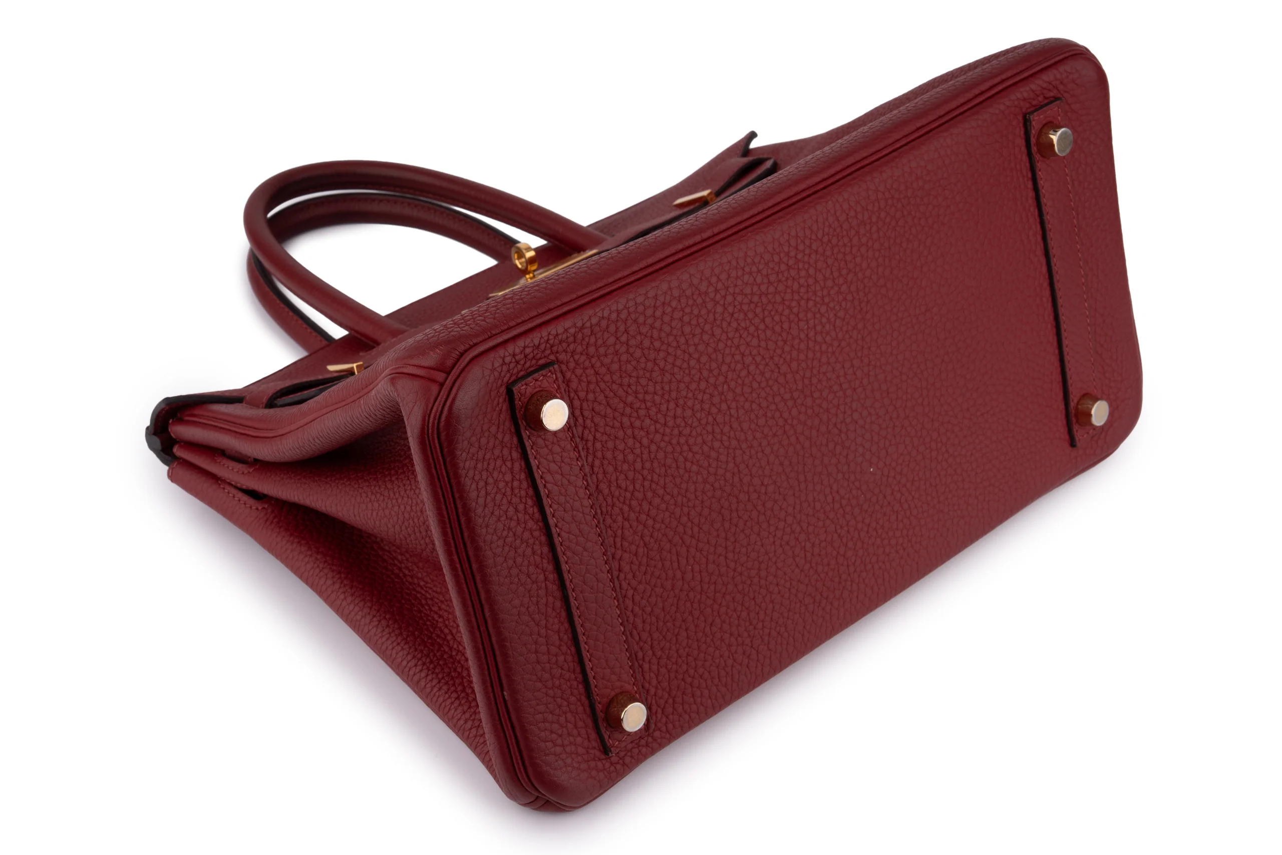 Hermès Birkin 30 		Togo	Rouge Grenat 	GHW - Image 11