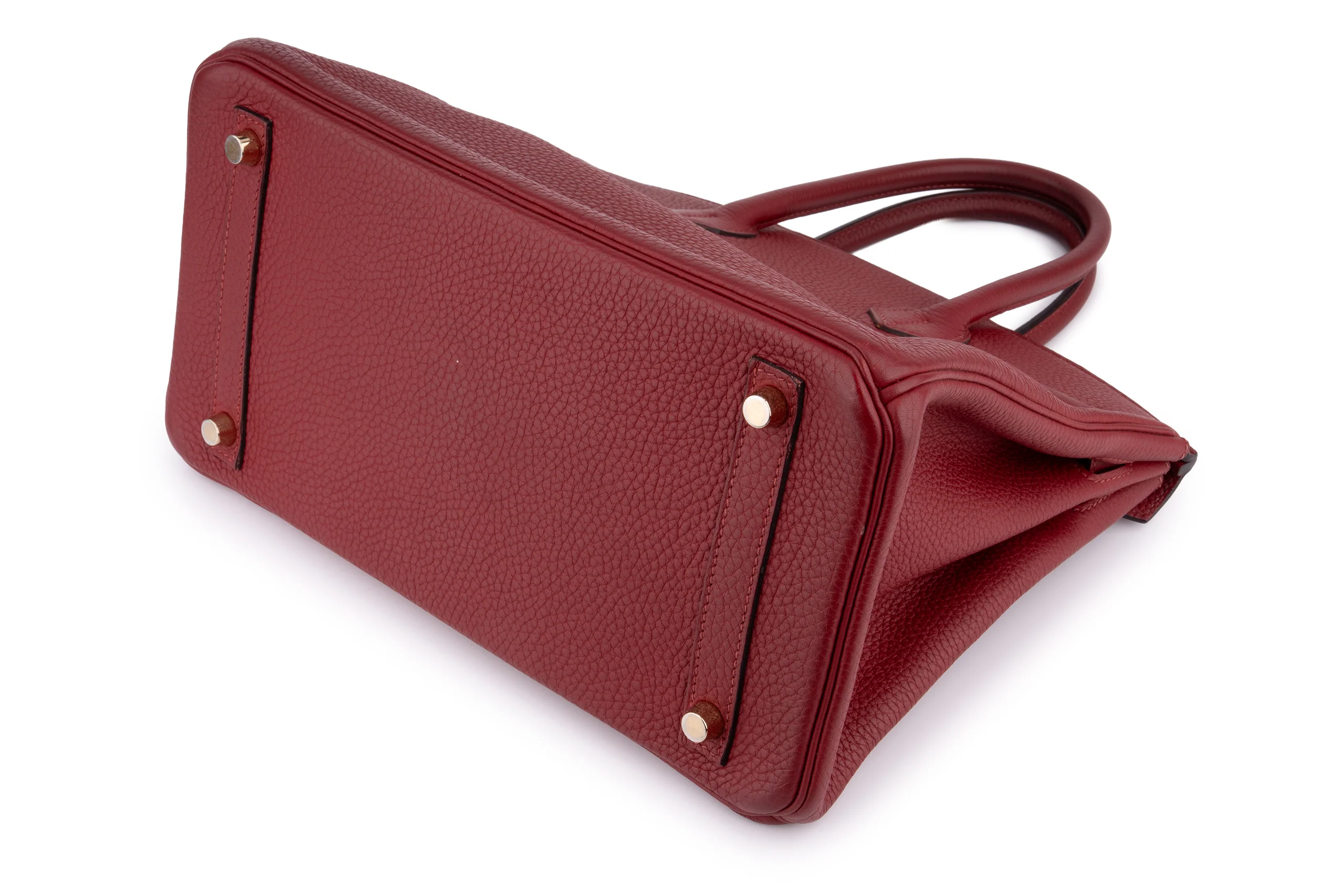 Hermès Birkin 30 		Togo	Rouge Grenat 	GHW - Image 12
