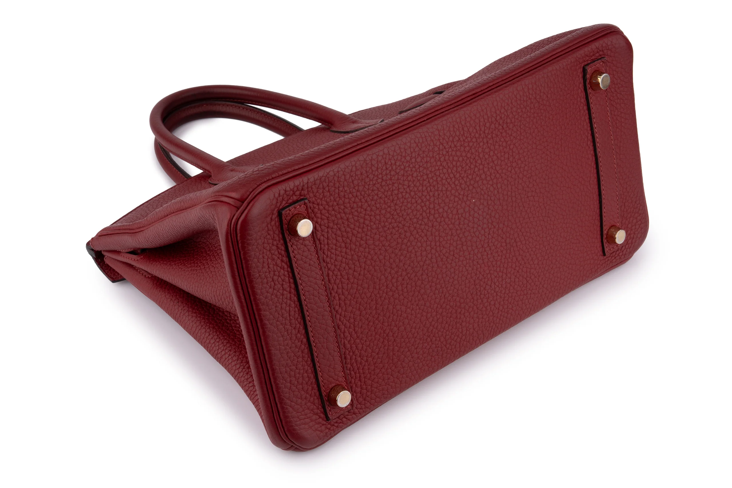 Hermès Birkin 30 		Togo	Rouge Grenat 	GHW - Image 13